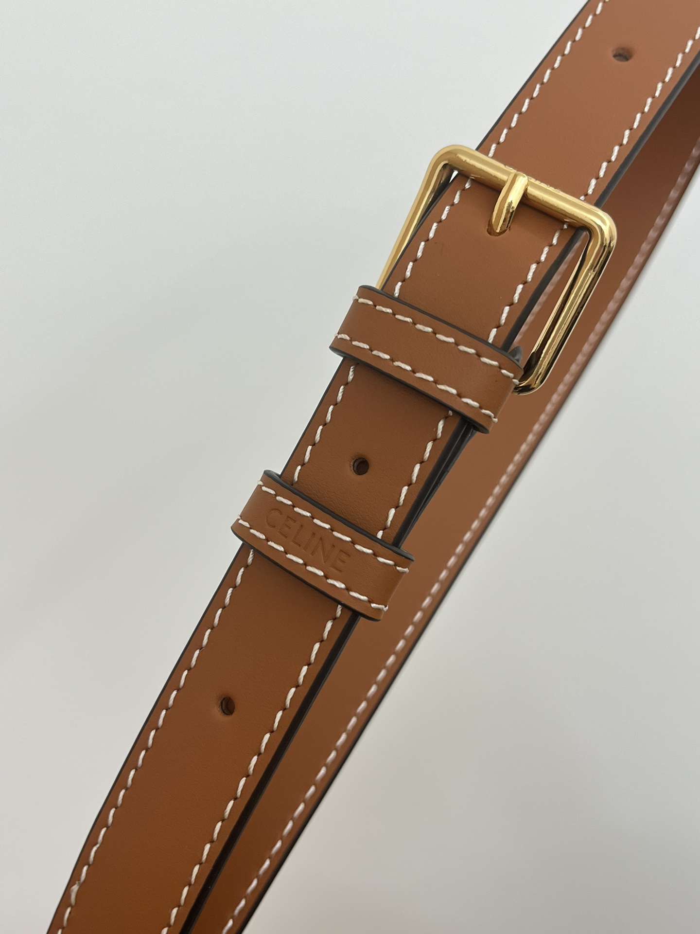 Celine Medium Triomphe Bag in Caramel