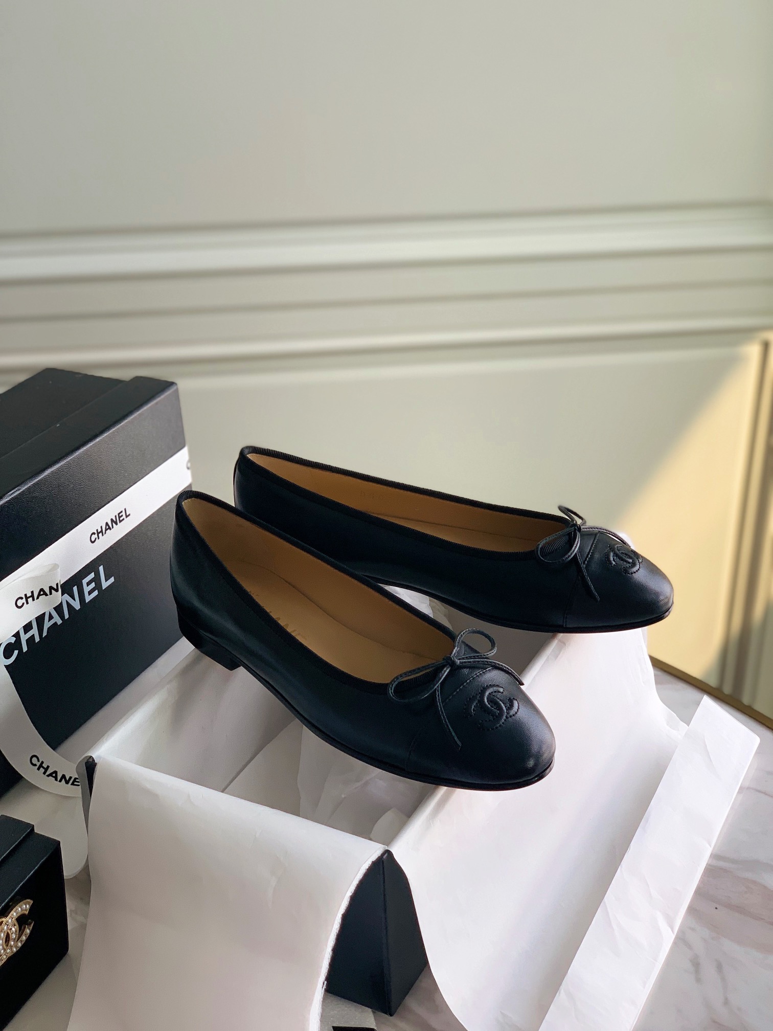 chanel flats-Classic-3 colors