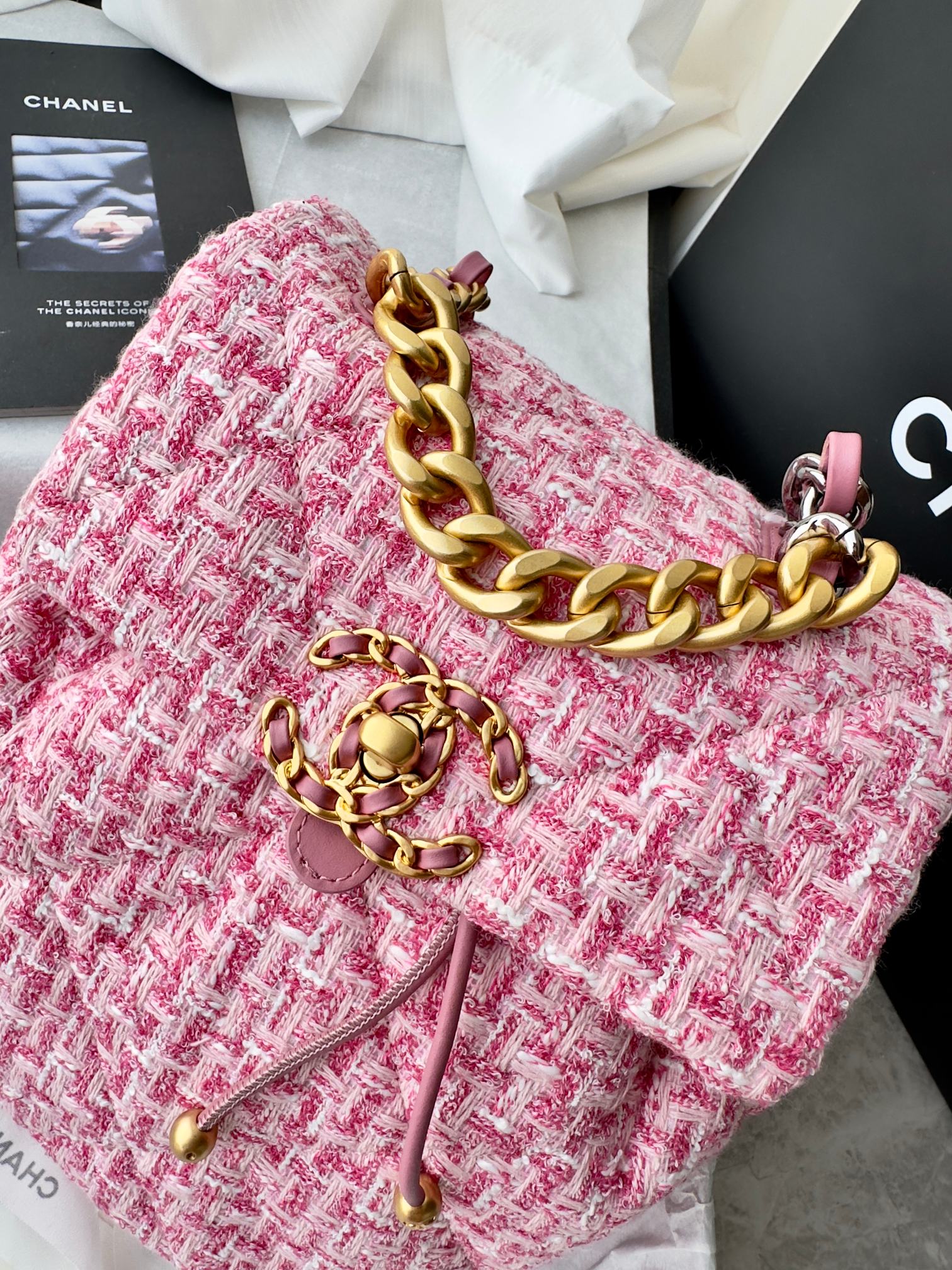 24C19bag Woolen backpack