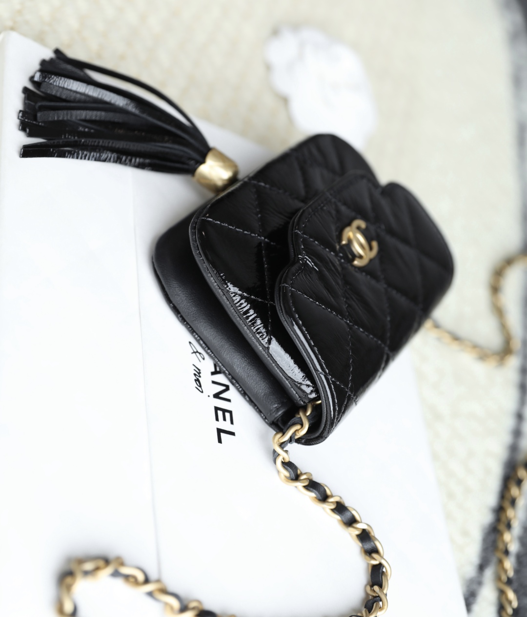 CHANEL Tassel Chain Mini Flap