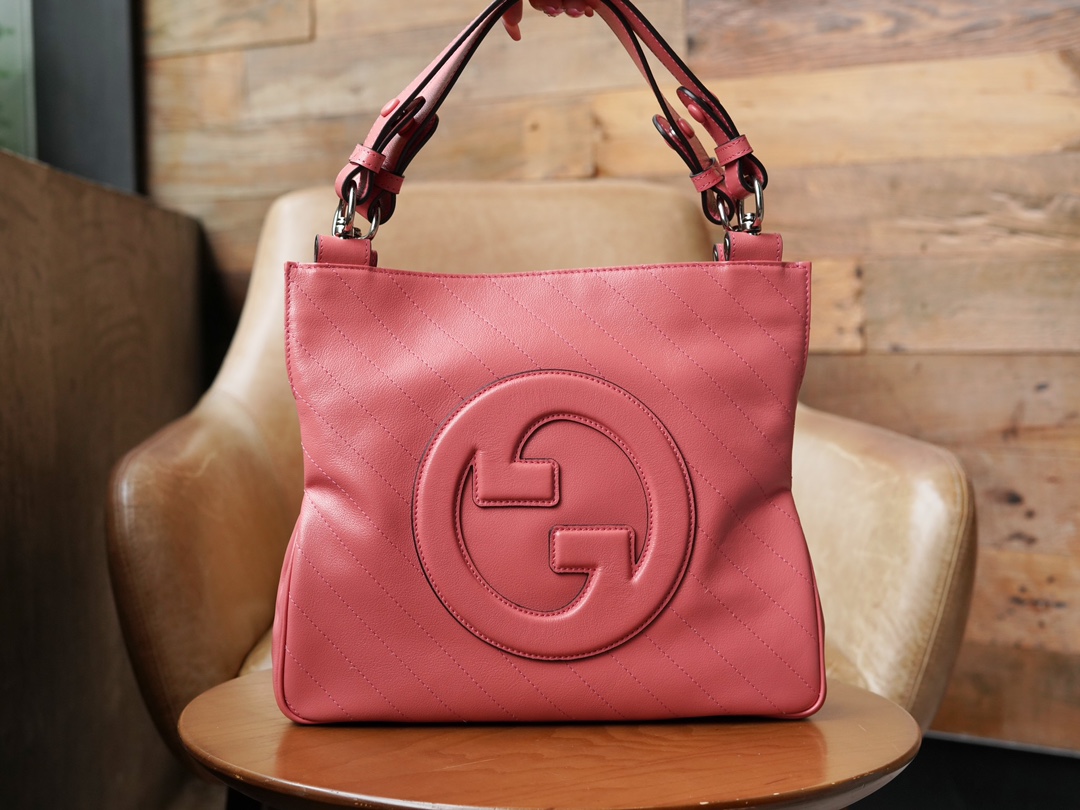 GUCCI BLONDIE SMALL TOTE BAG-Pink-751518