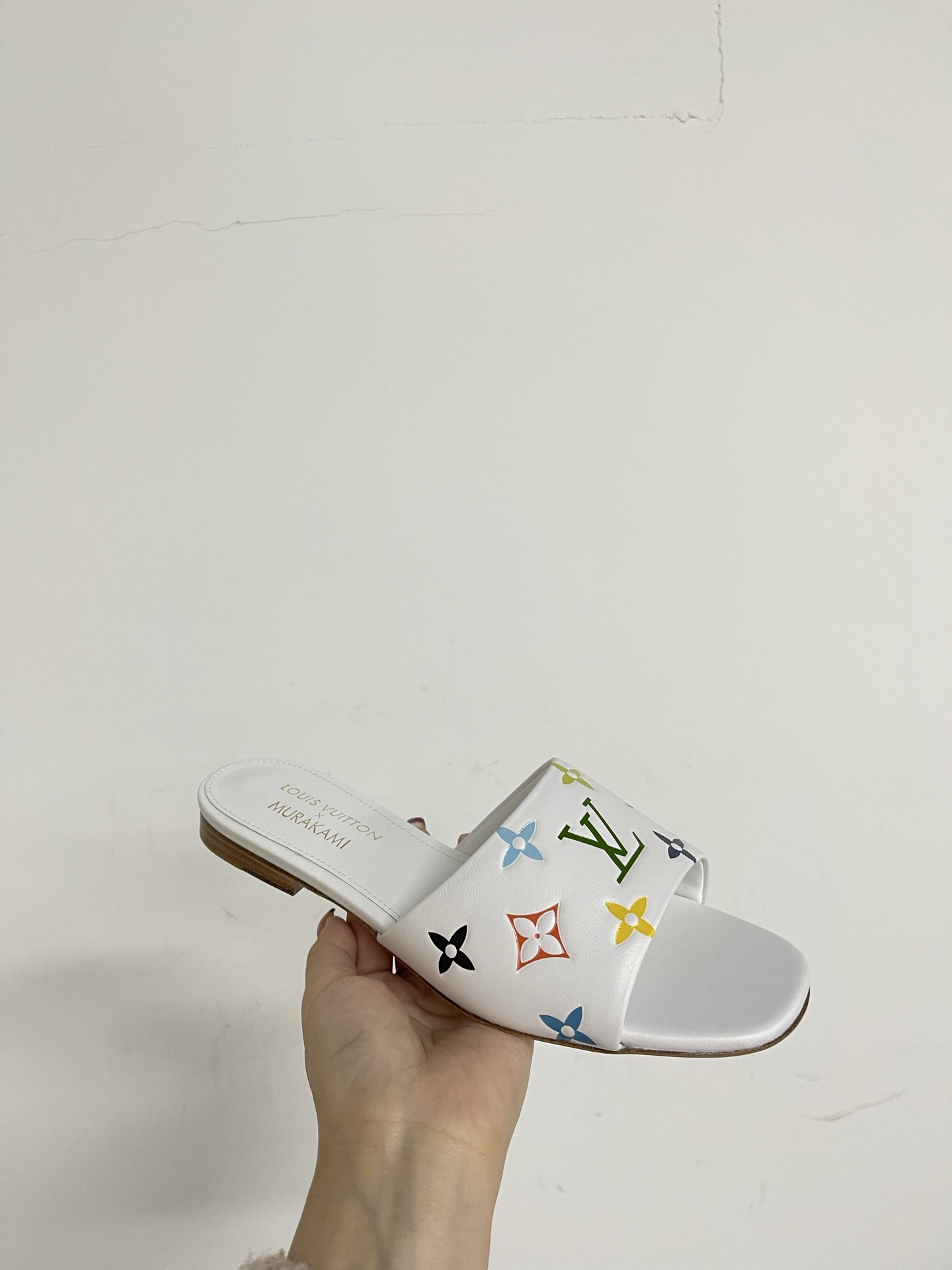 Louis Vuitton Denim Flat Sandals