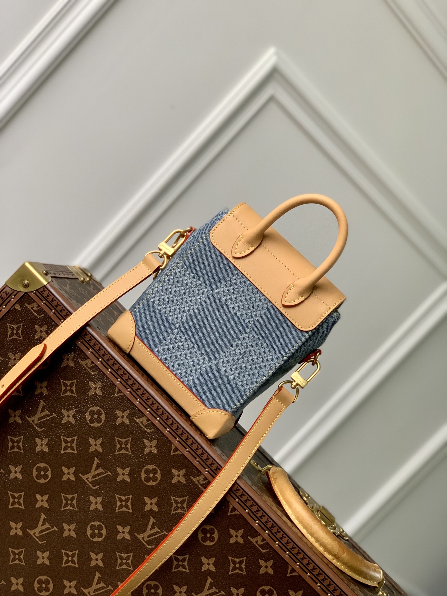 LOUIS VUITTON Nano Steamer Damier – N40751