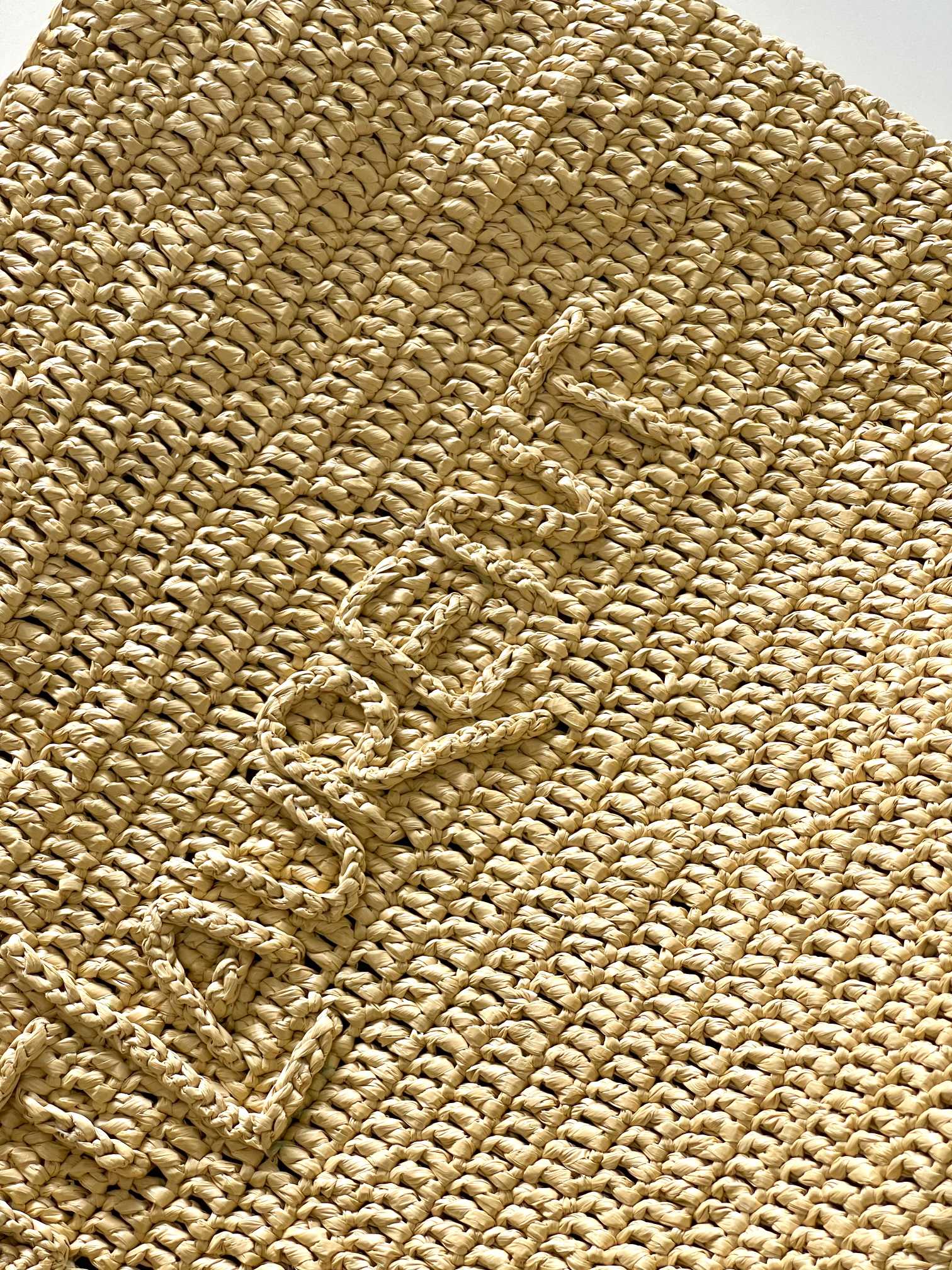 Raffia Woven Tote Bag