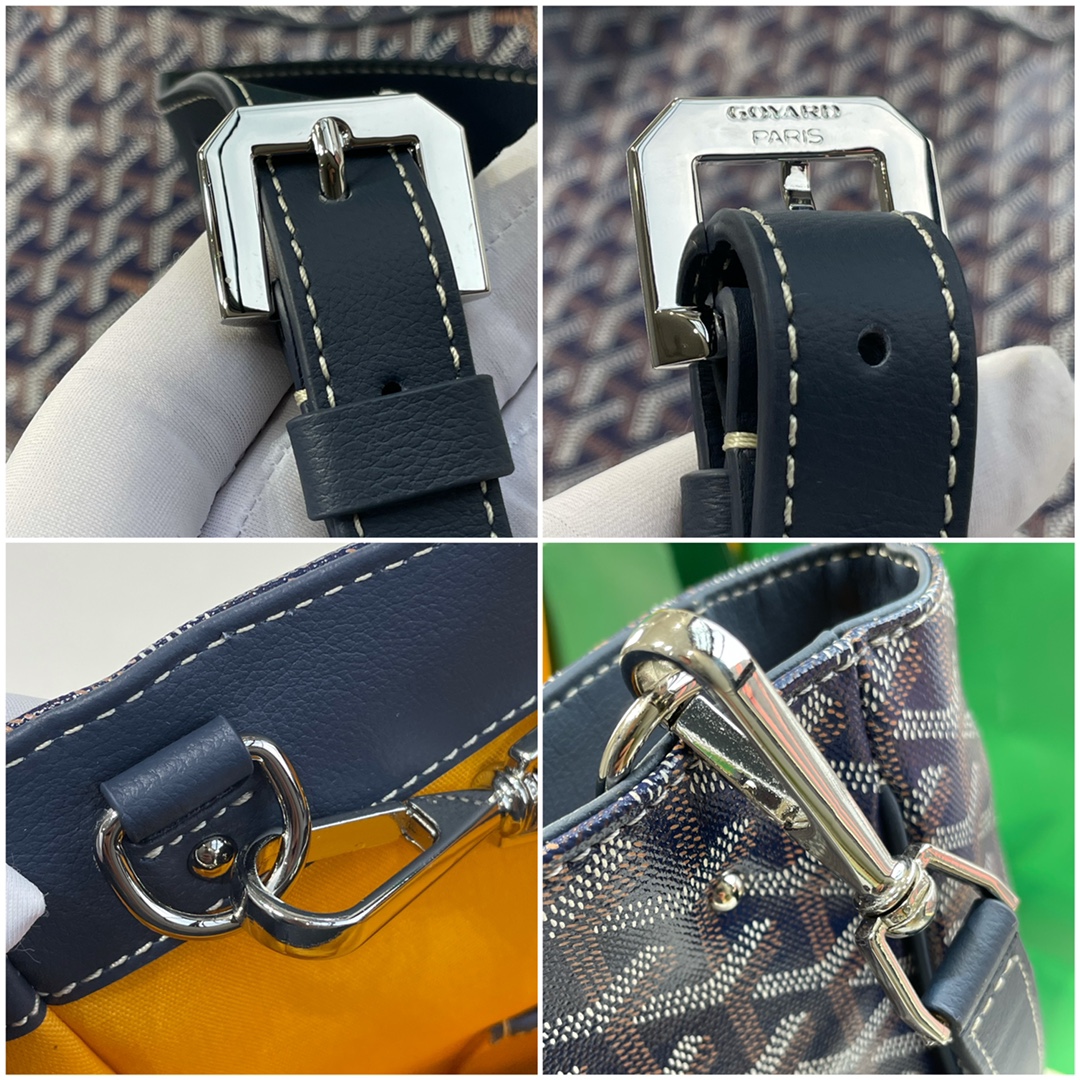 GOYARD Voltaire Men's Messenger Bag-navy