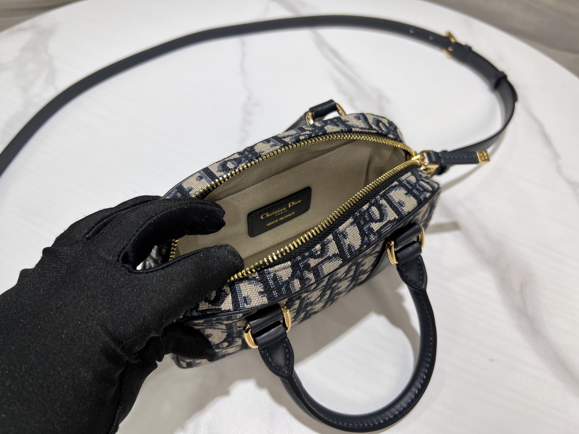 East-West Micro Bag Blue