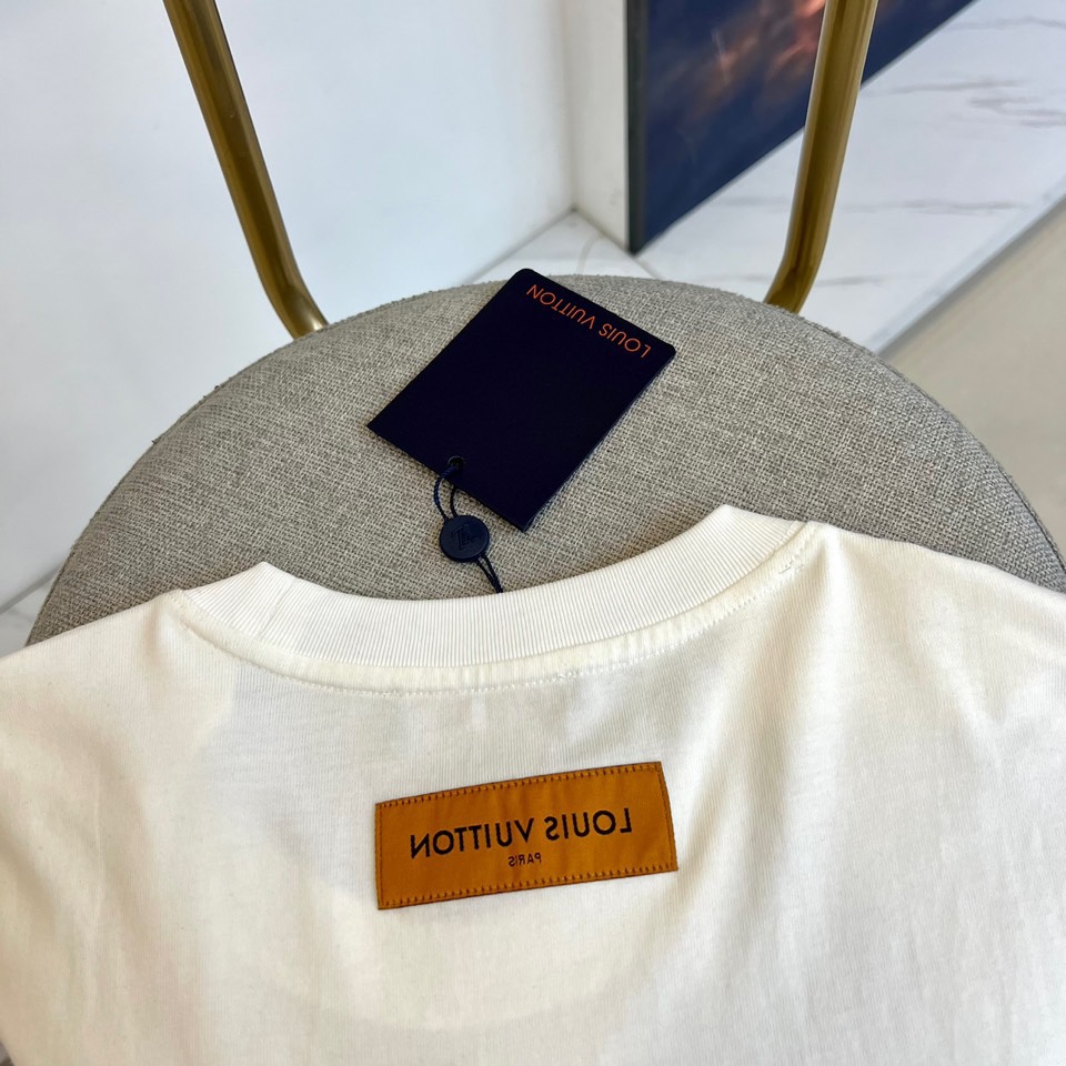 LV- Spring/Summer round neck T-shirt-white