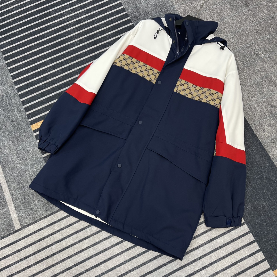 GUCCi Supercoat Long cotton-padded Jacket (padded jacket)