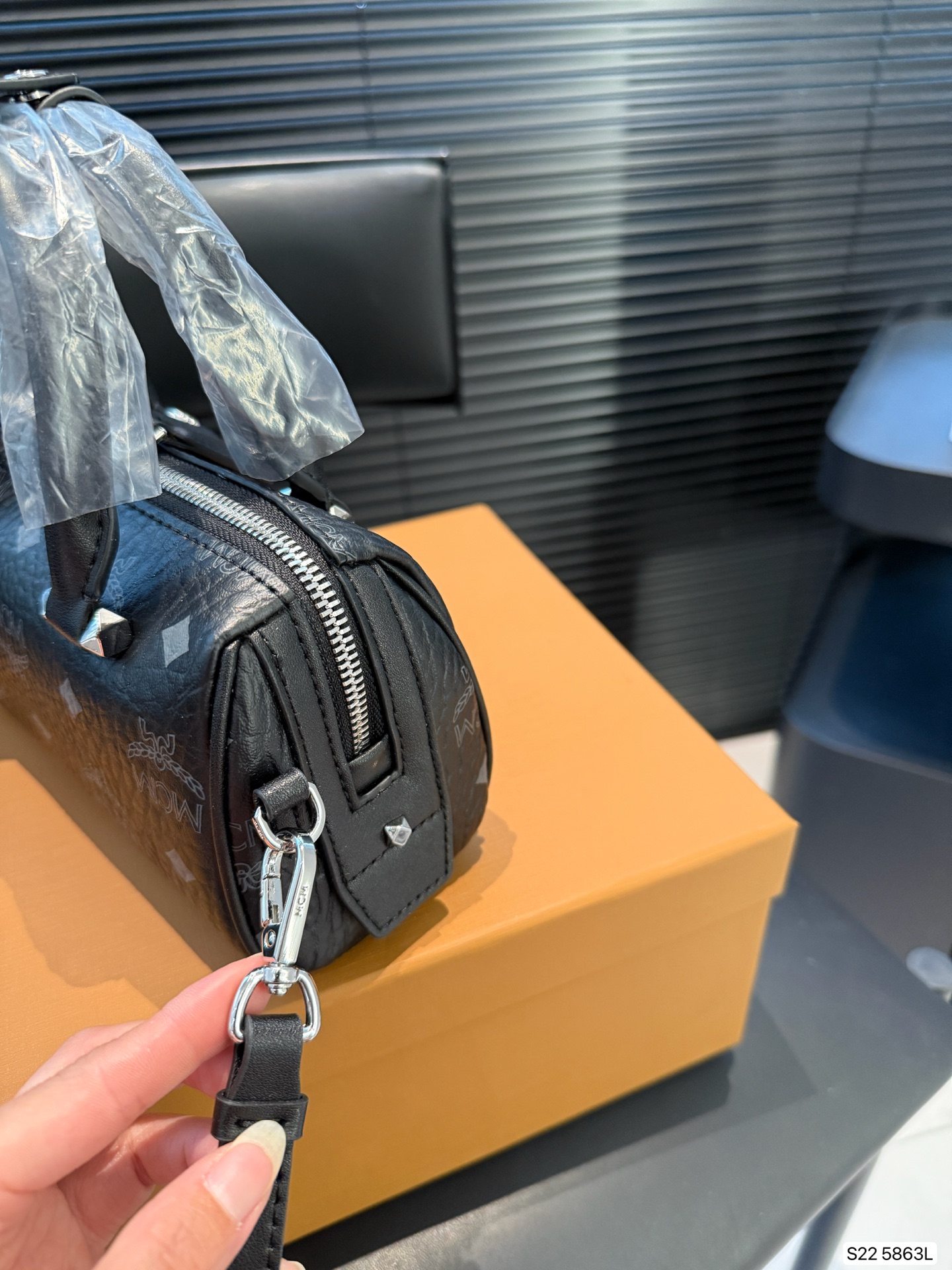 MCM Boston Bag in Visetos