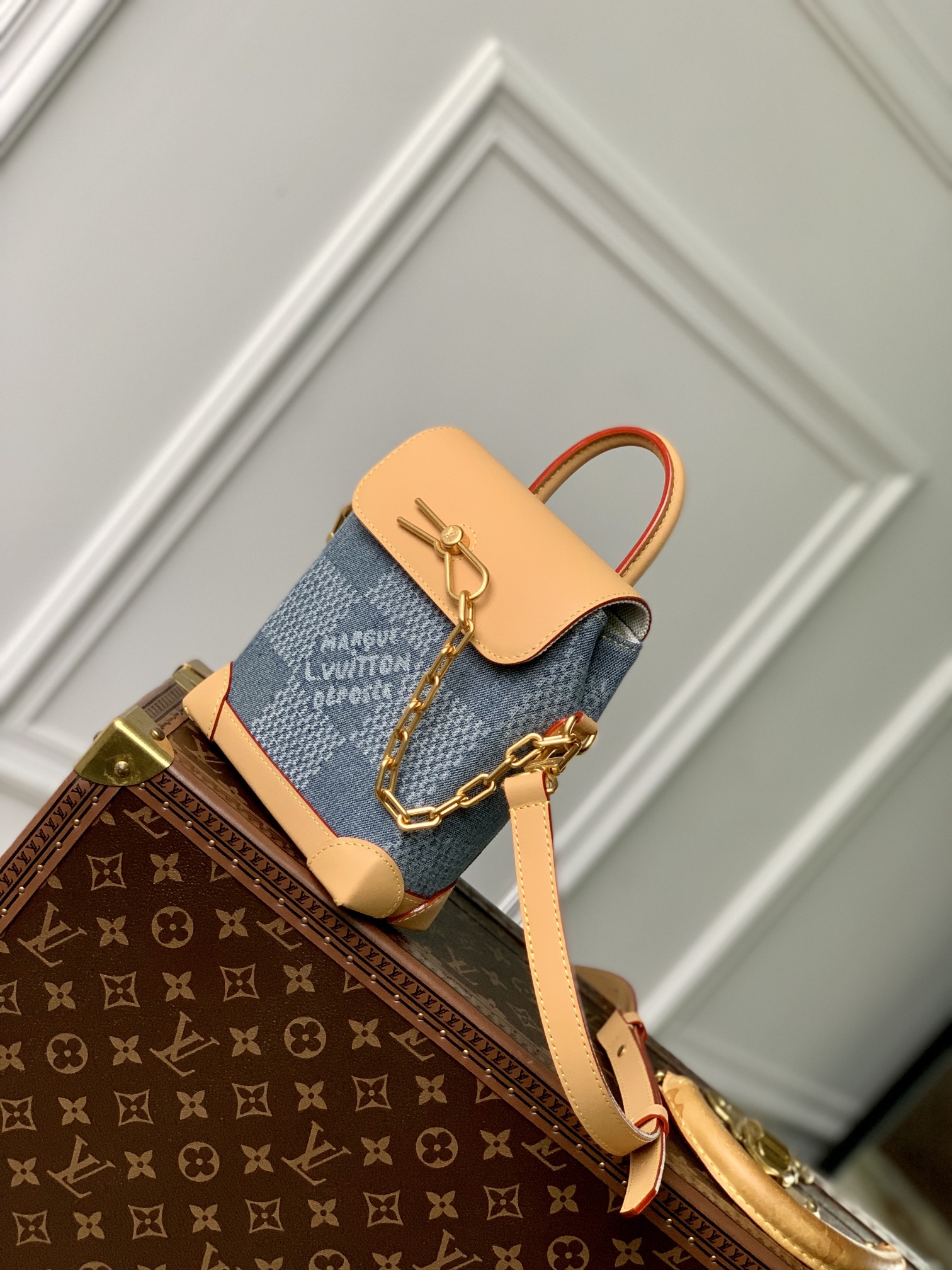 LOUIS VUITTON Nano Steamer Damier – N40751