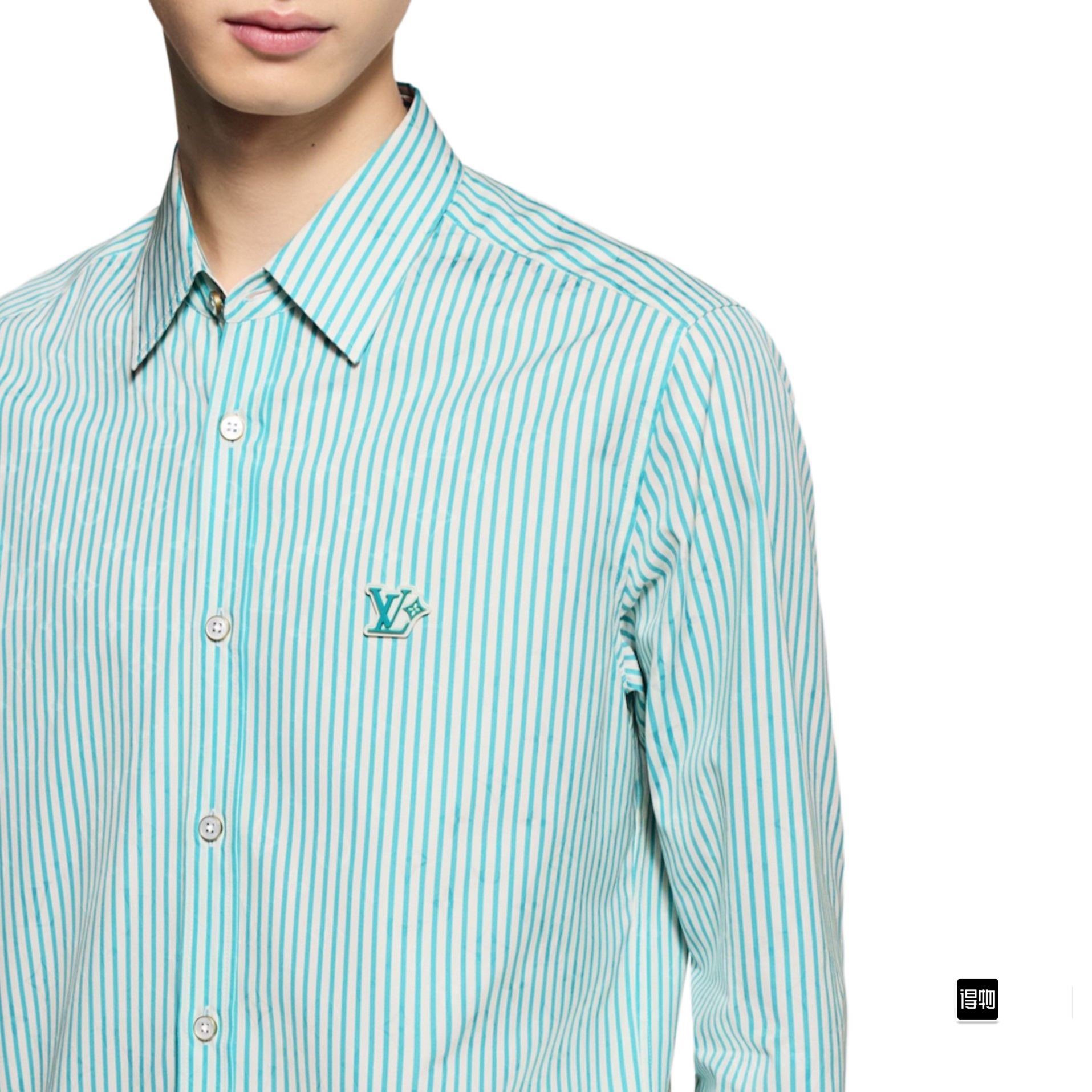 1AHVXJ New Monogram Striped Shirt