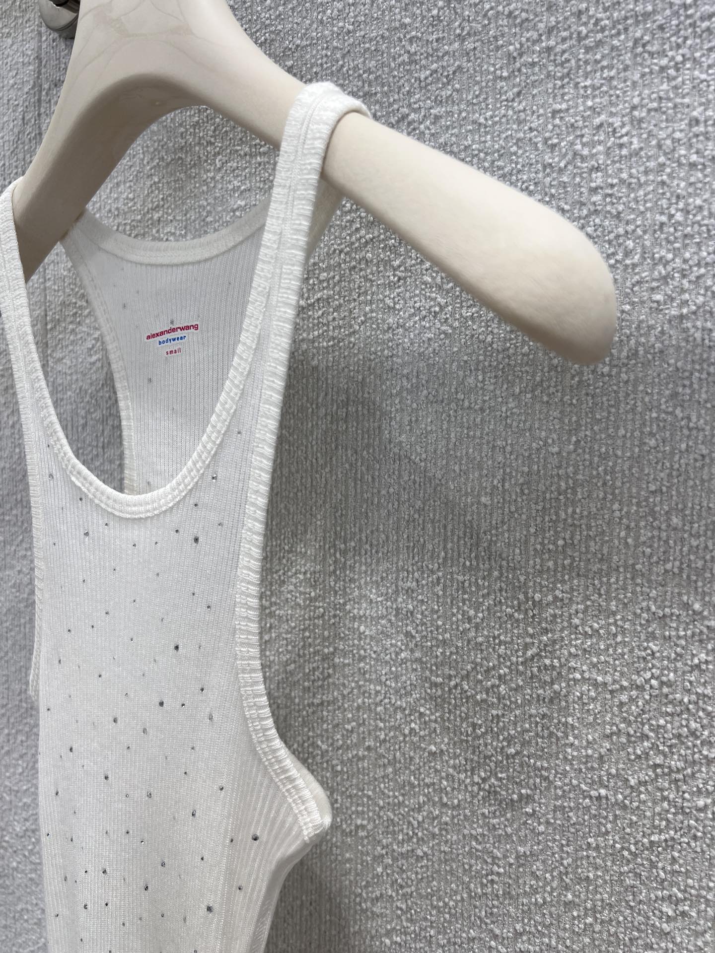 Alexander Wang Crystal-Embellished Racerback Tank