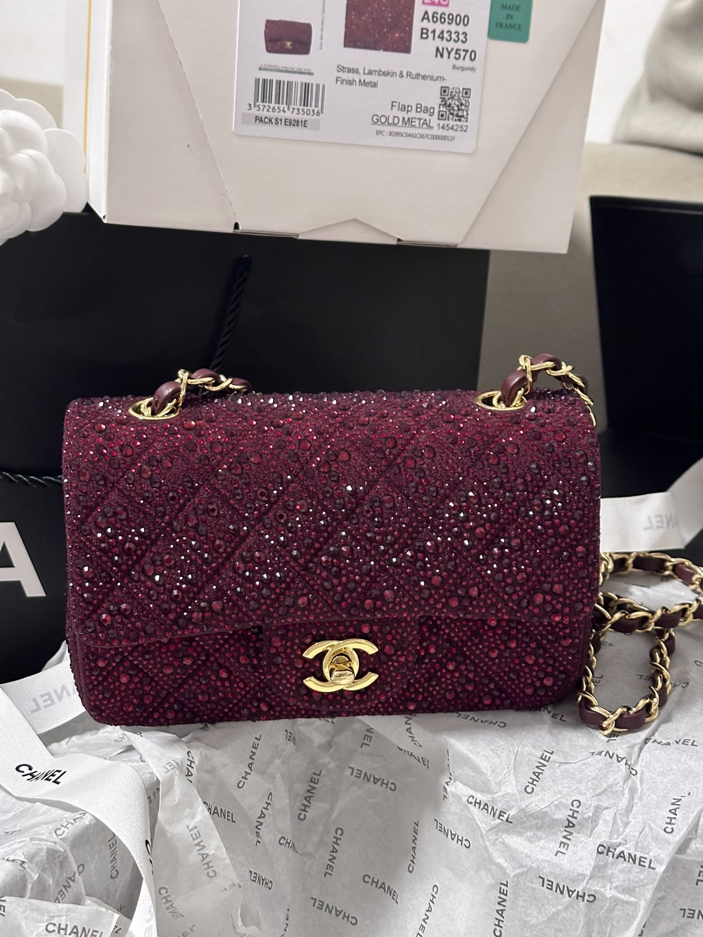 Chanel-Diamond Check cf 20cm