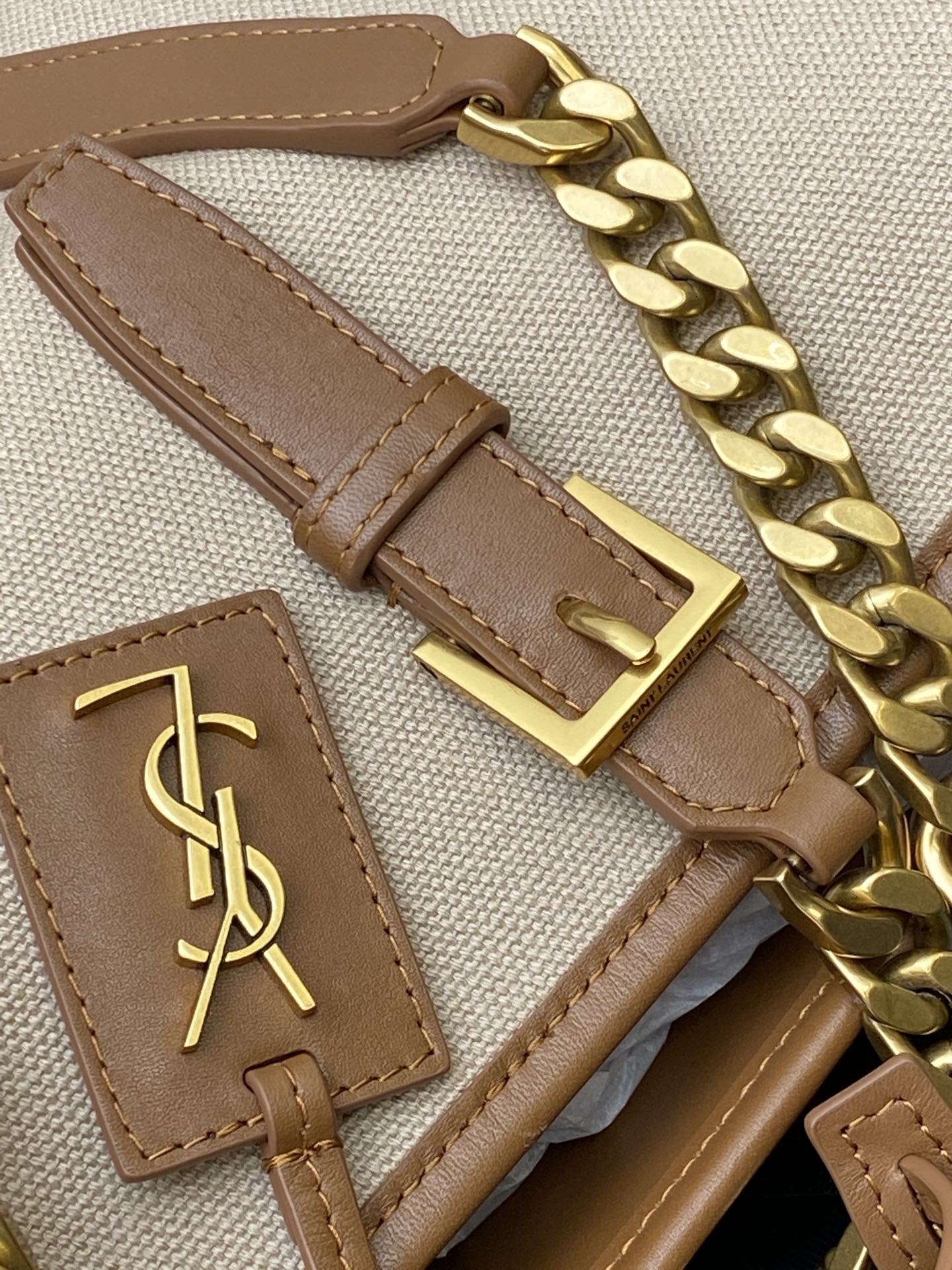 latest canvas tote bag-canvas brown