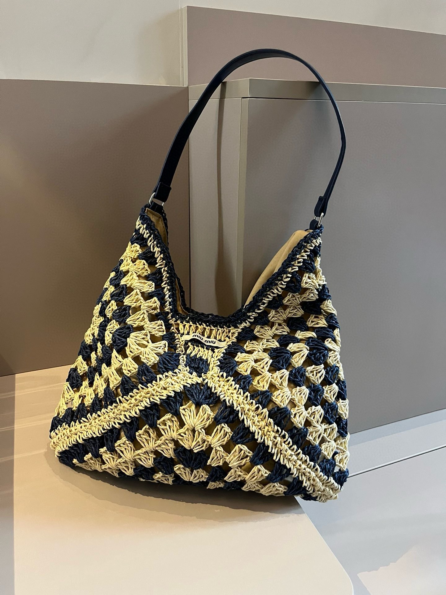 Miu Miu-straw bag