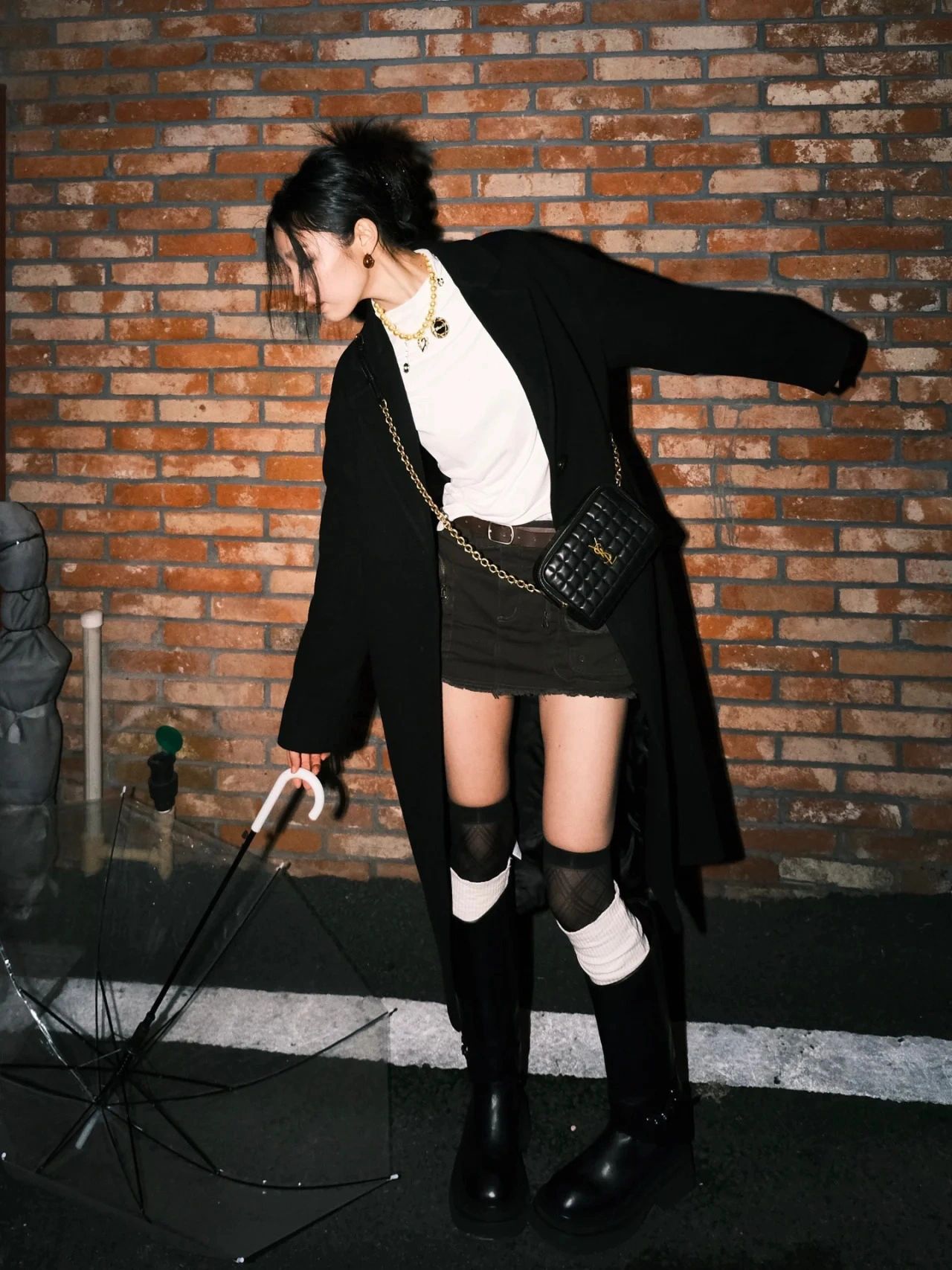 LE CASSANDRE MATELASSÉ CARRÉ Lambskin Camera Bag