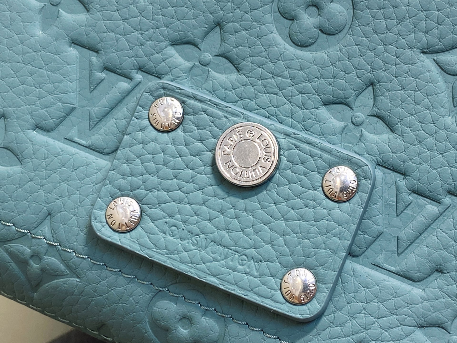 Louis Vuitton M13870 Soul Trunk JM Bag Lake Blue Leather