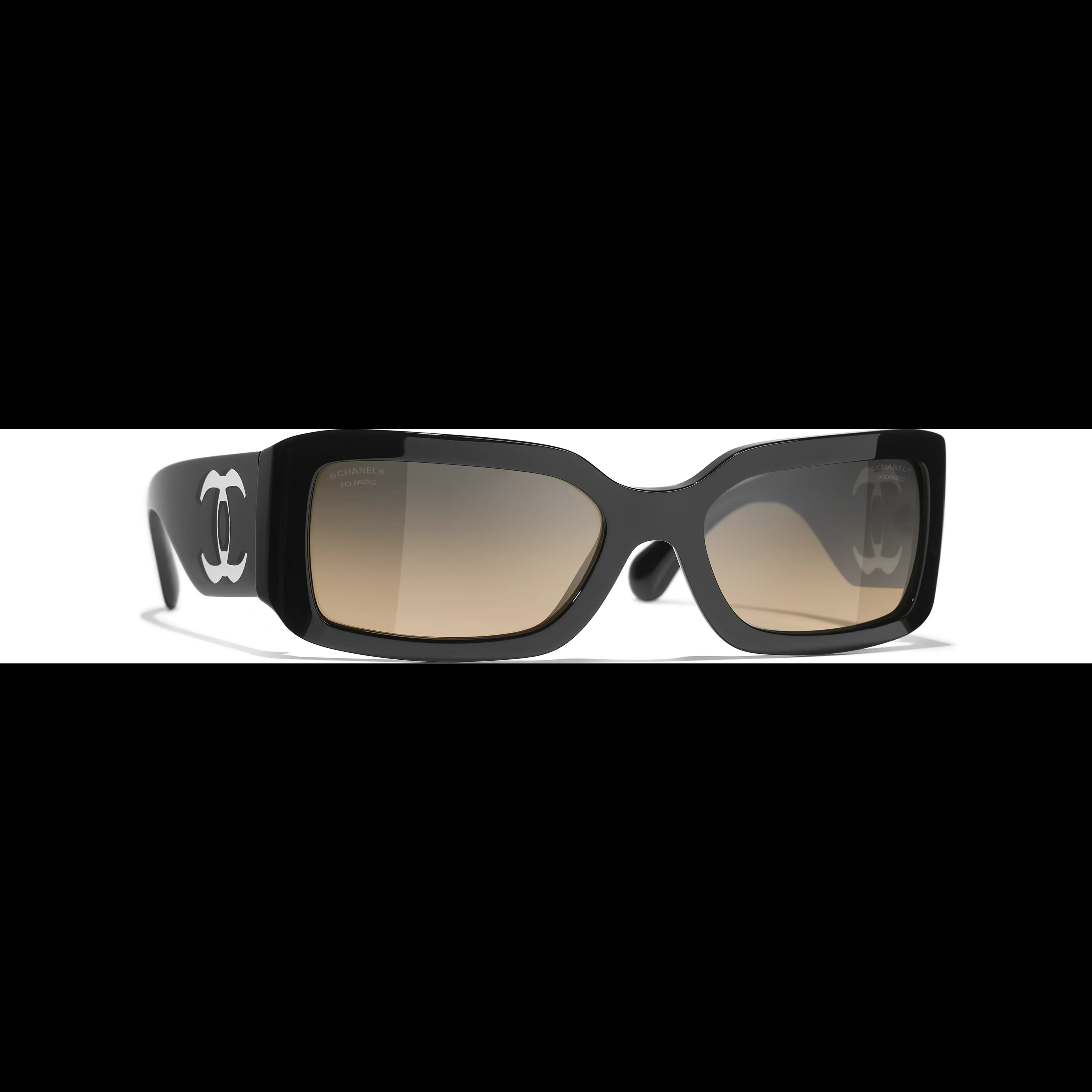 CHANEL-Rectangle Sunglasses