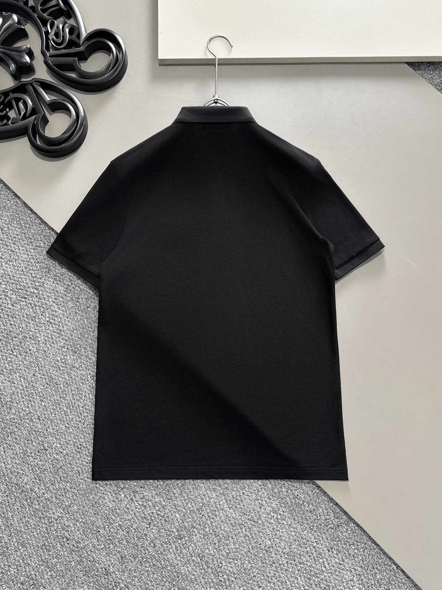 PRADA 25SS New Season Piqué Cotton Polo Shirt