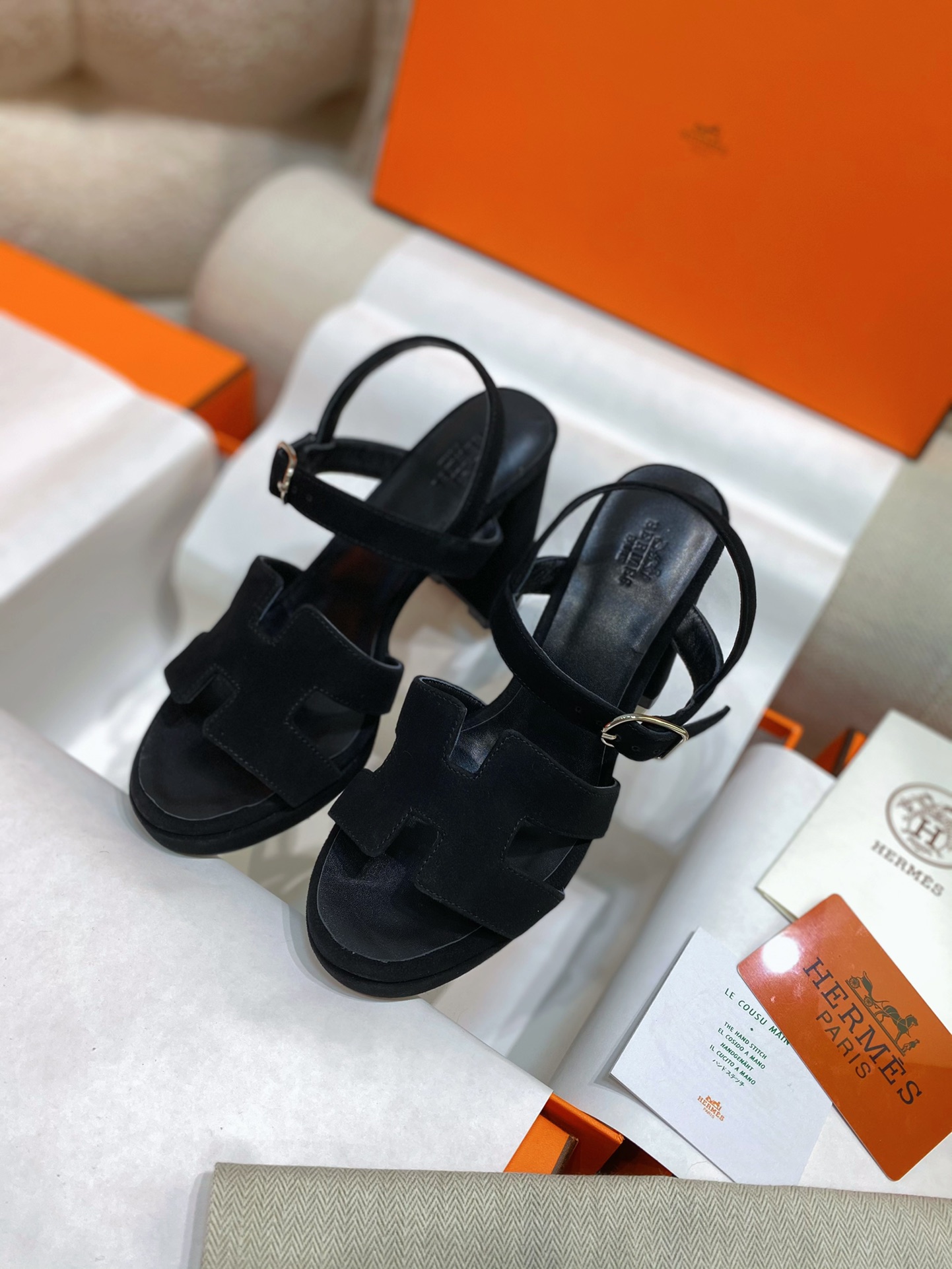 Hermès Jazz 90 Platform Sandals & Slides