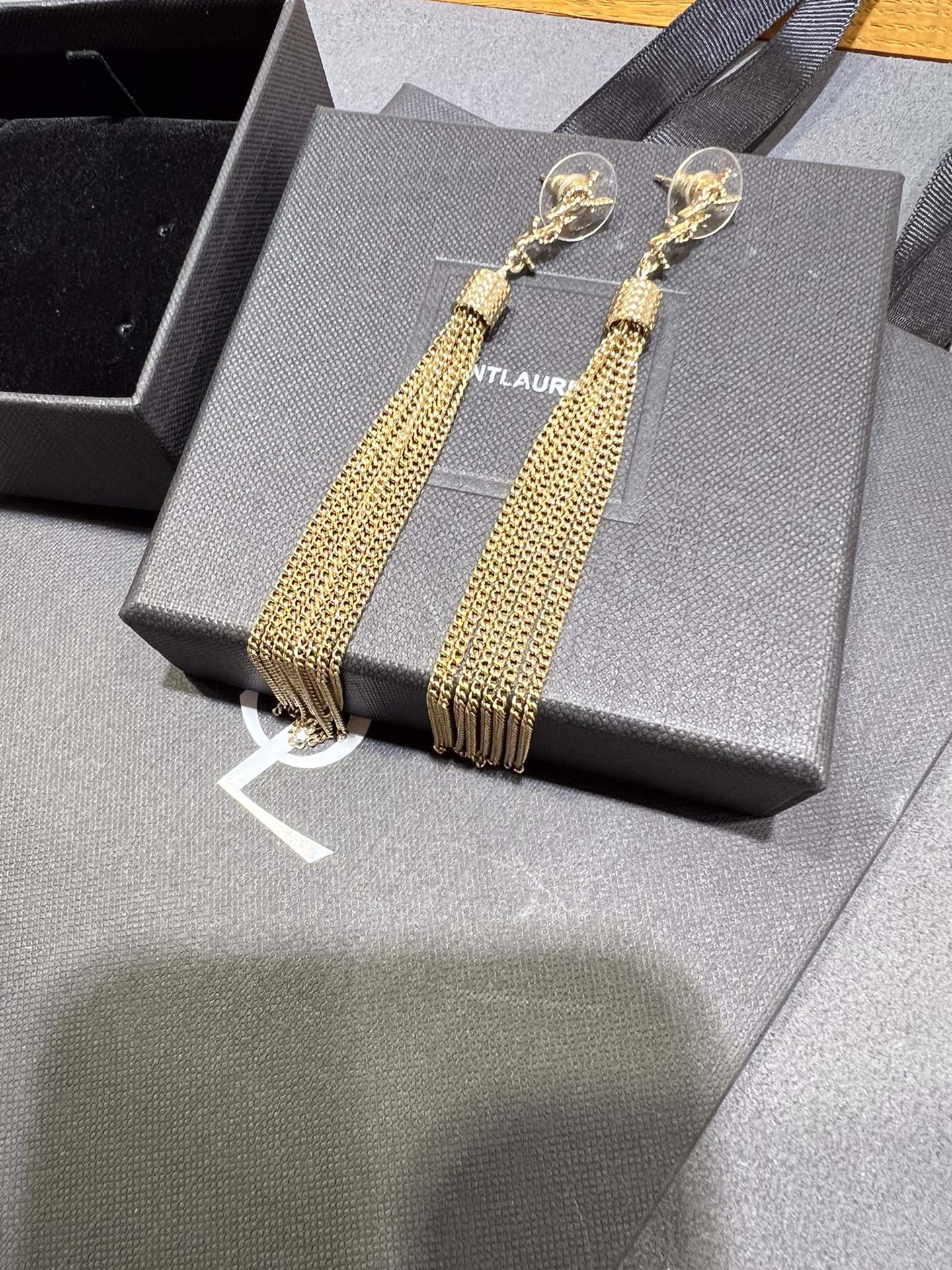 Saint laurent tassel earrings