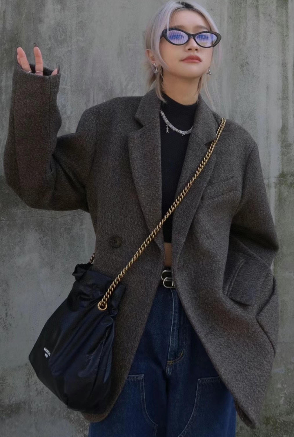 Balenciaga Crush Small Tote Bag in Black