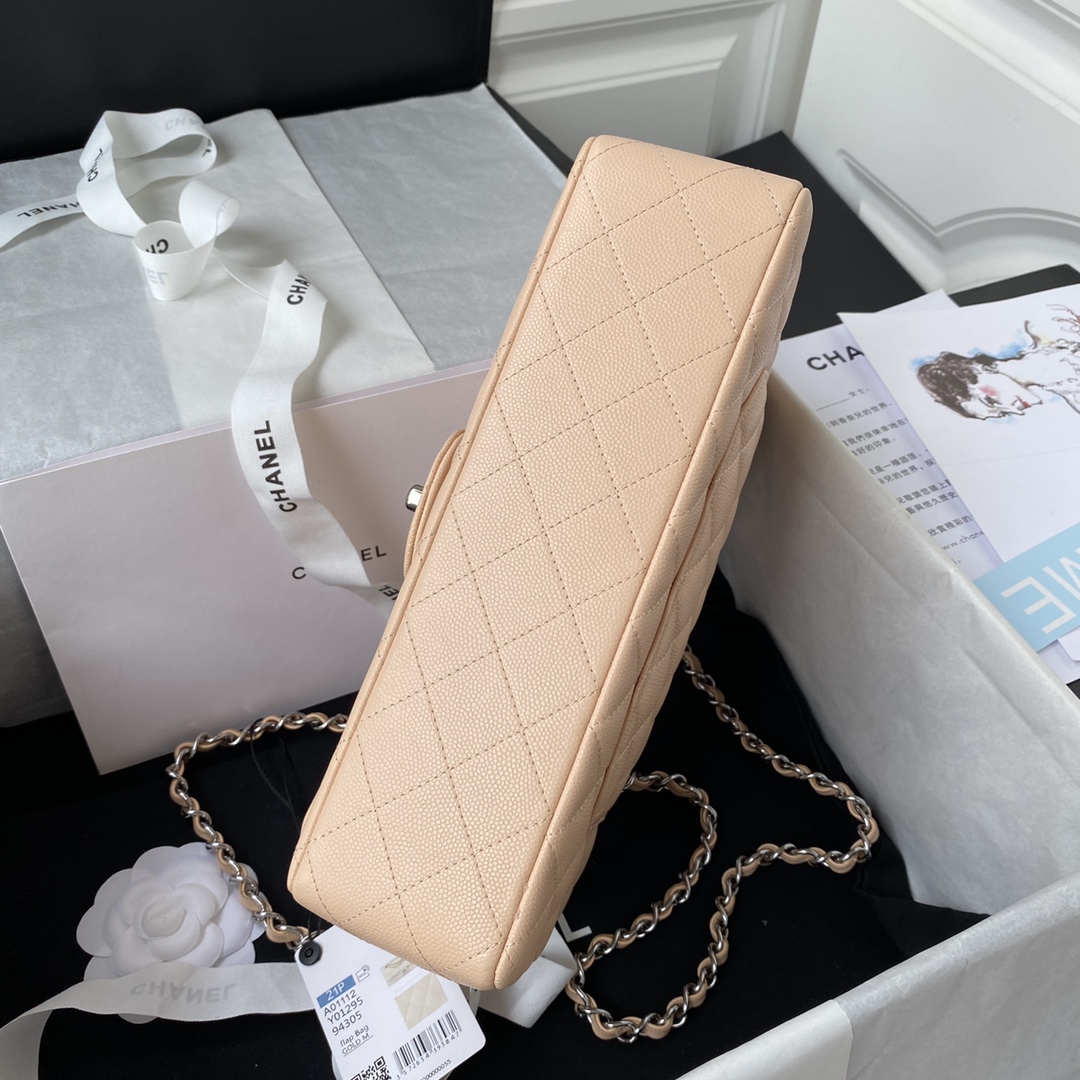 Chanel Classic Flap Bag-Nude