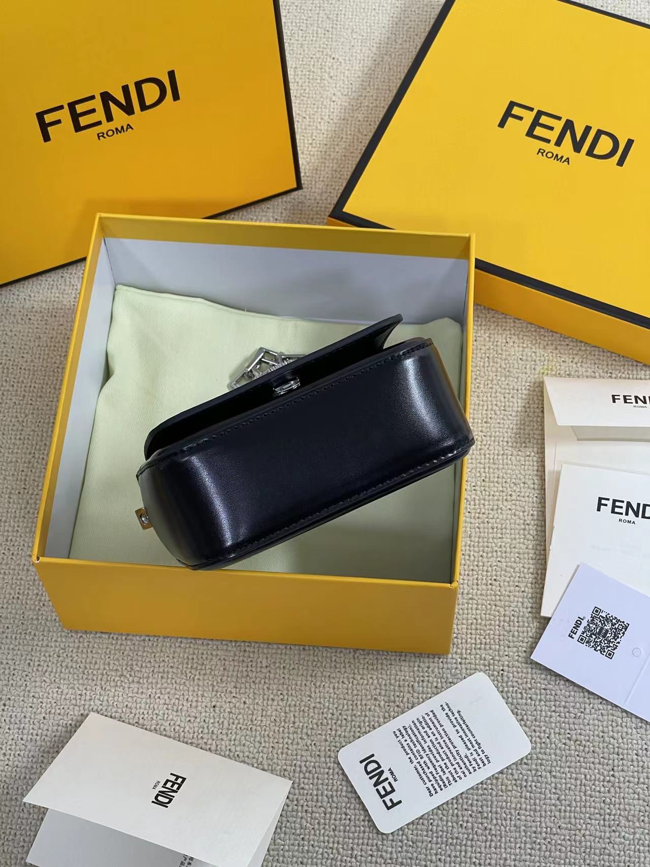 FENDI-First Nano Bag-Black