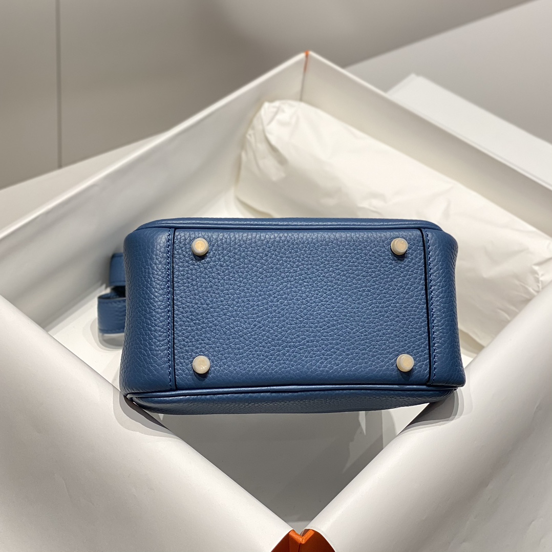 Hermès 𝐌𝐢𝐧𝐢 𝐋𝐢𝐧𝐝𝐲-Agate Blue