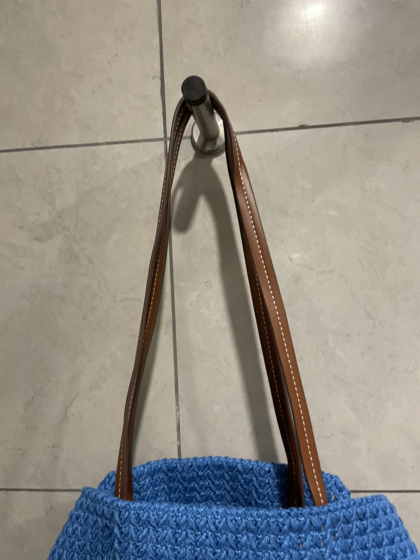 Miu Miu-Raffia woven tote bag