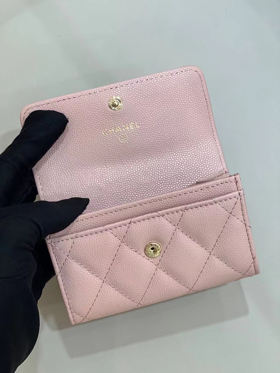 Ohanel 23S new clamshell card bag-Pink