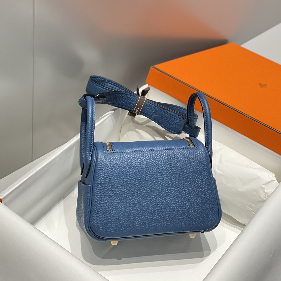 Hermès 𝐌𝐢𝐧𝐢 𝐋𝐢𝐧𝐝𝐲-Agate Blue