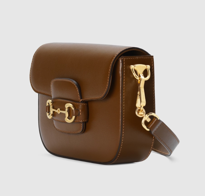 GUCCI HORSEBIT 1955 MINI BAG-Brown-658574