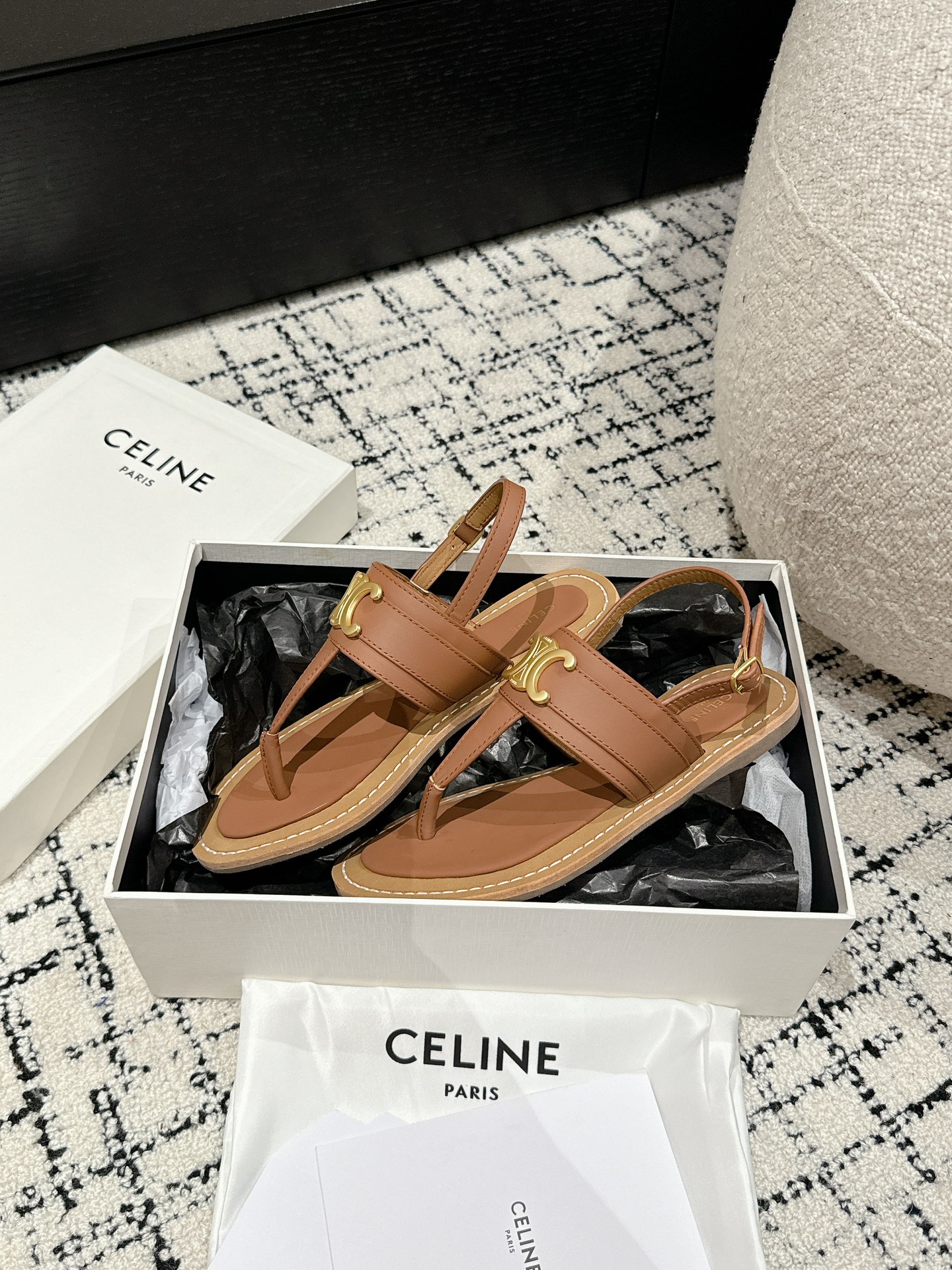 Celine Triomphe Sandals