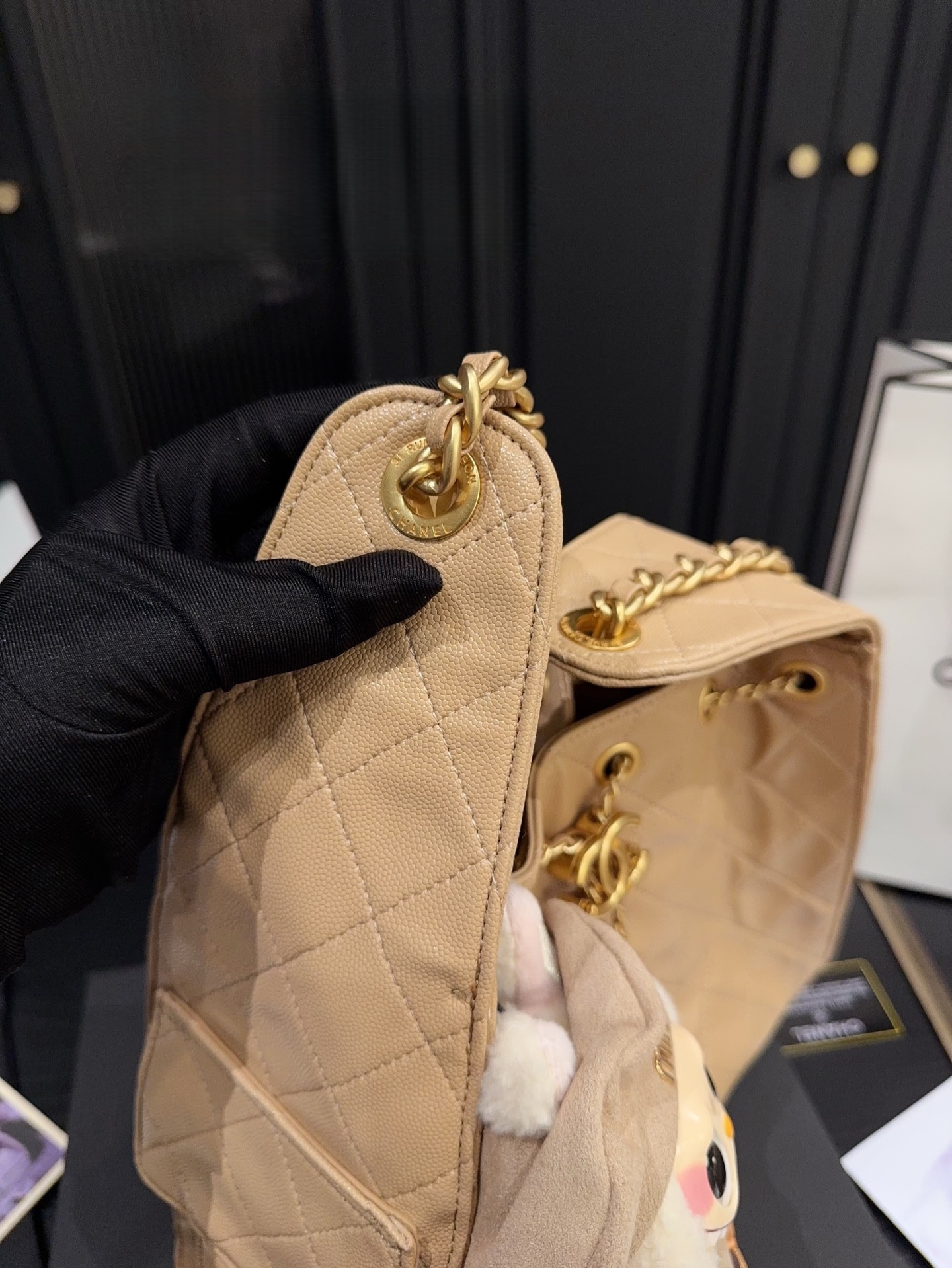 CHANEL Small Drawstring Hobo Bag