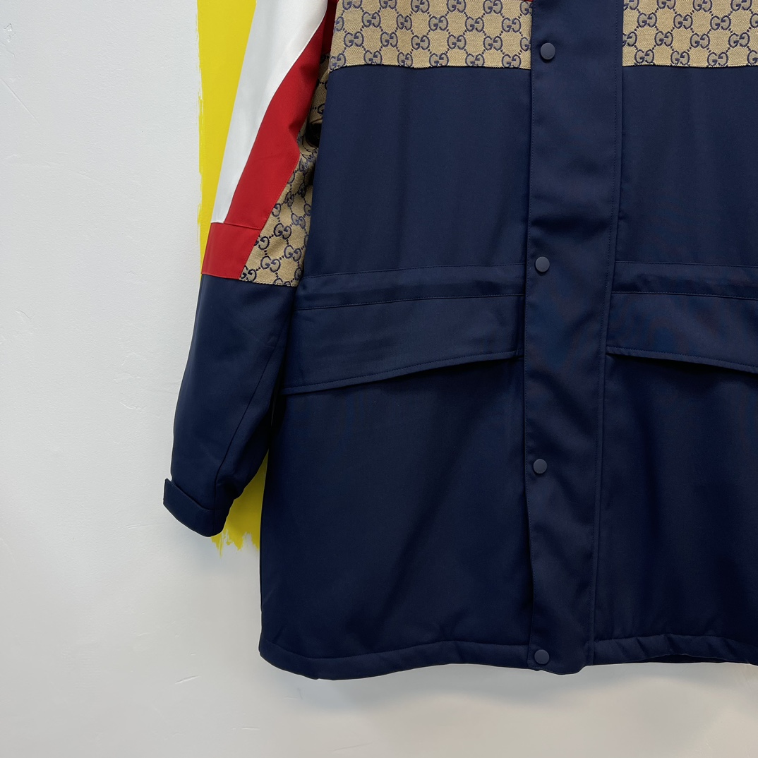 GUCCi Supercoat Long cotton-padded Jacket (padded jacket)