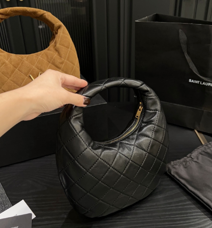 YSL Baby Icare Top Handle Bag black