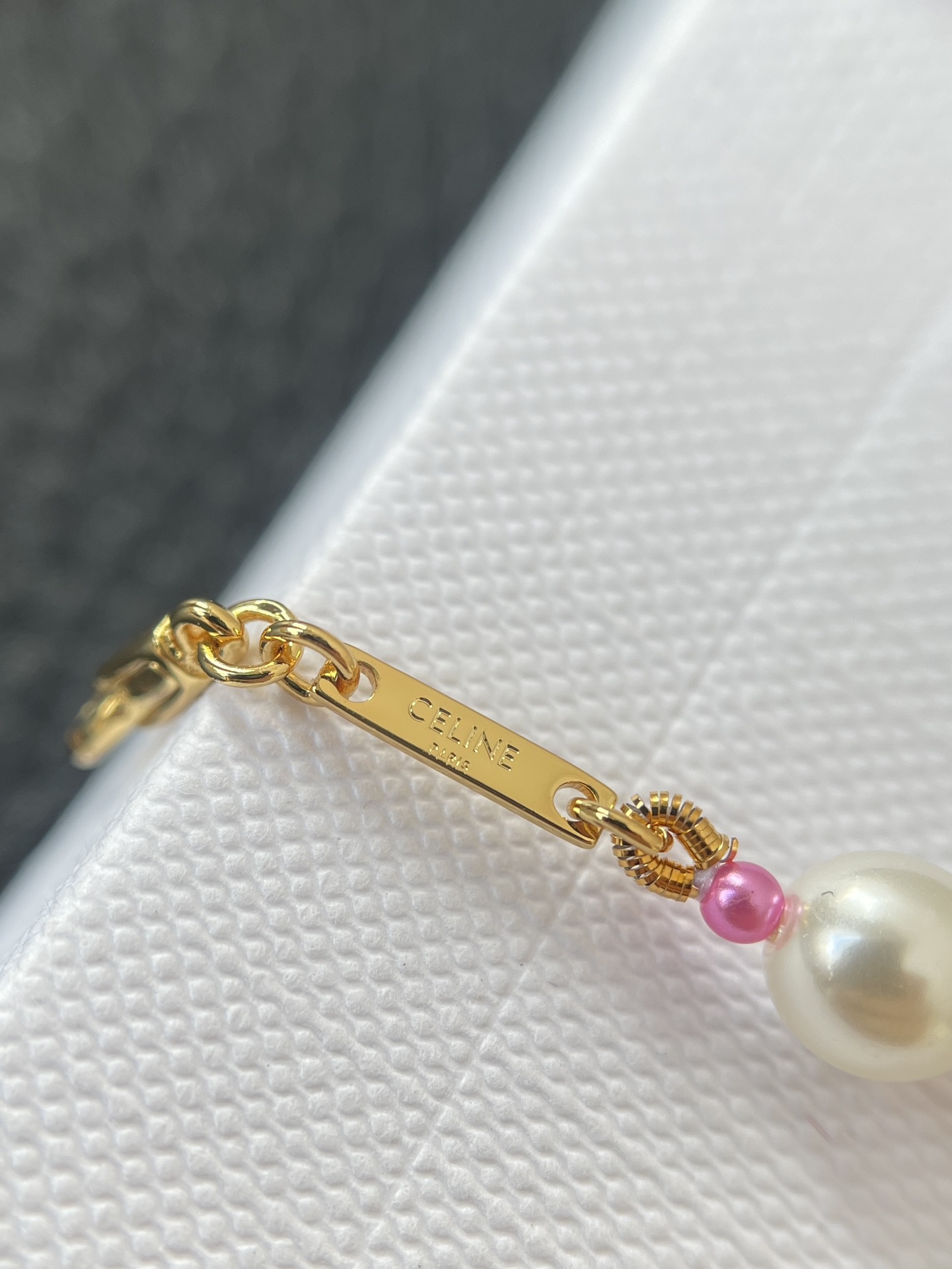 C*eline 520 pearl bracelet