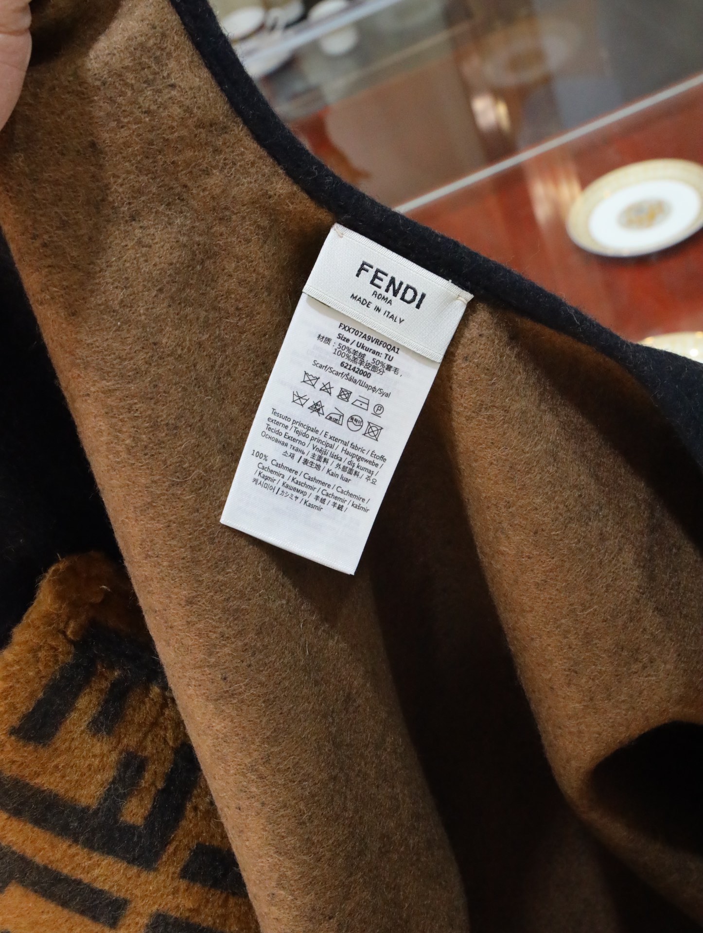 Fendi limited edition cape shawl