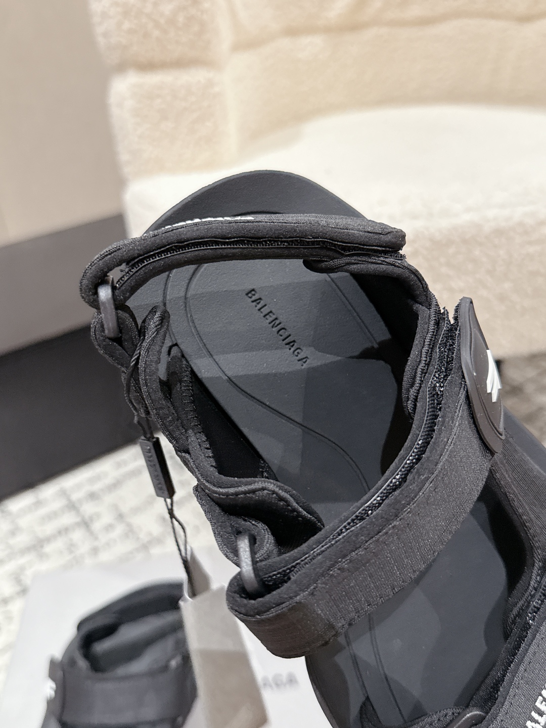 Balenciaga Tourist Series Unisex Velcro Sandals