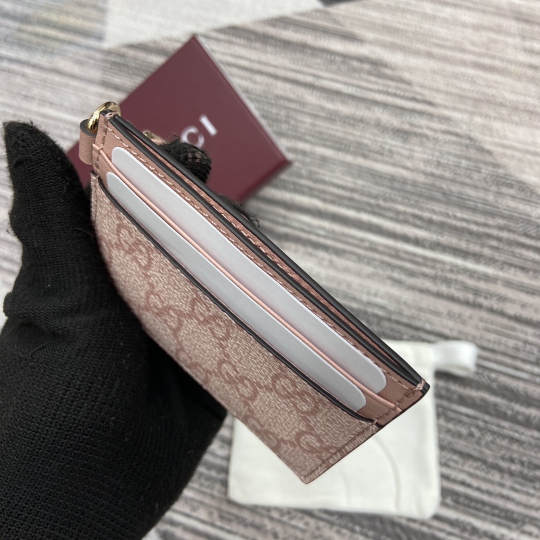 GG Emblem card case with strap-819121