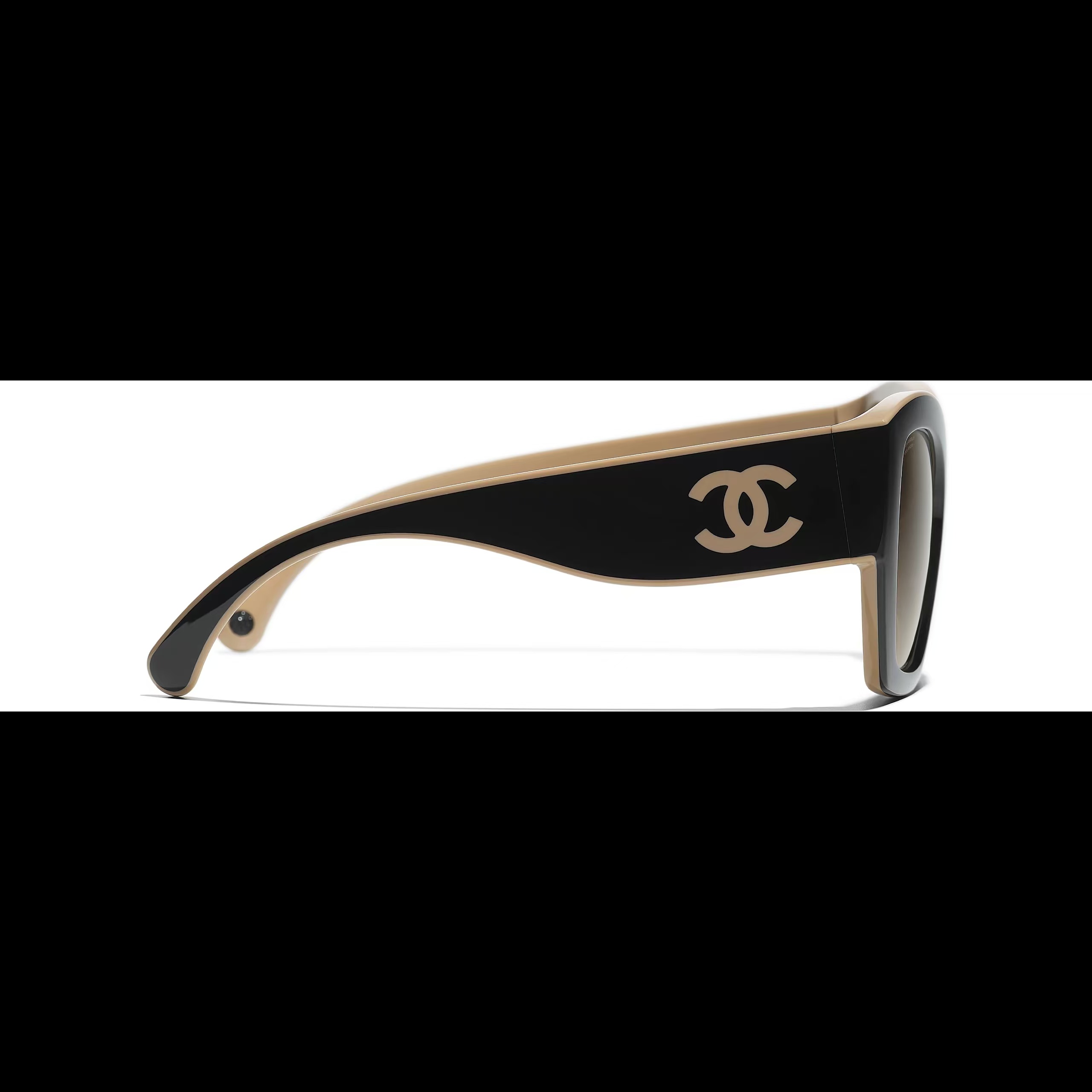 CHANEL-Oval Sunglasses
