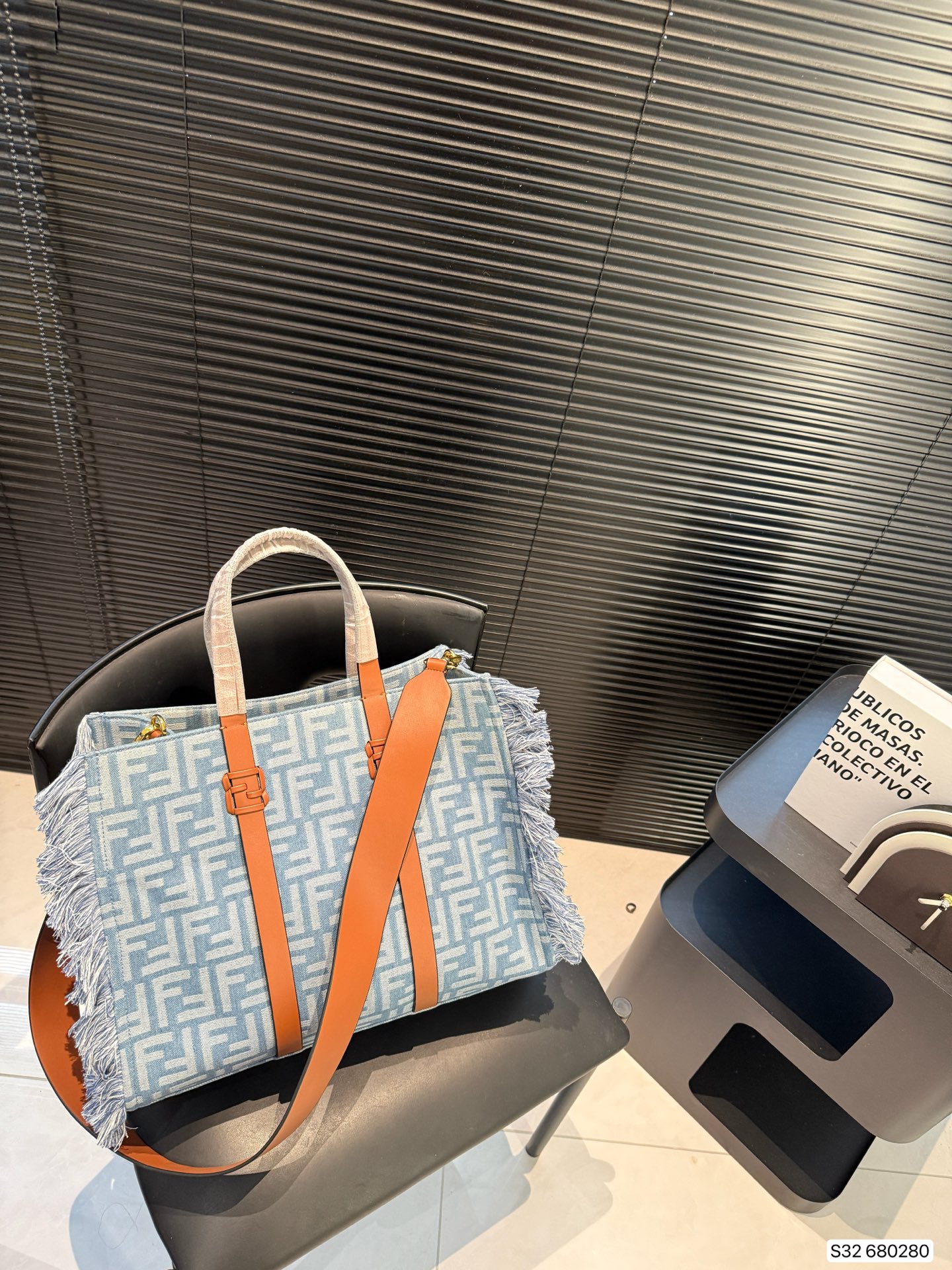 Fendi Structured Tote Bag