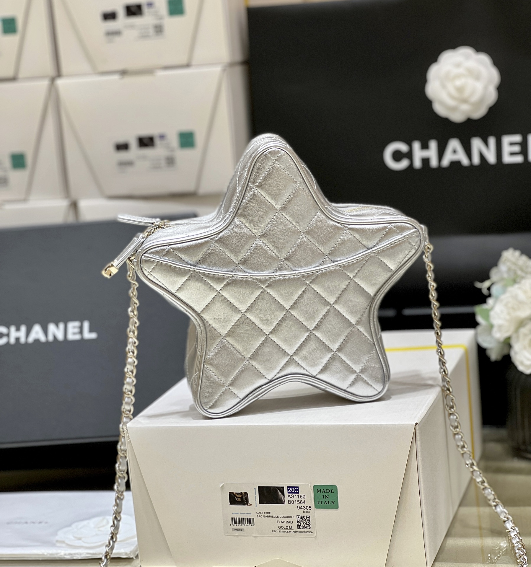 Chanel star chain bag
