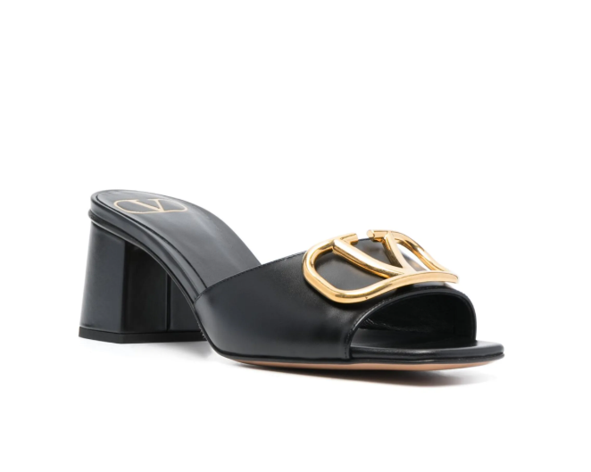 Valentino Garavani 60mm VLogo Signature Leather Sandals