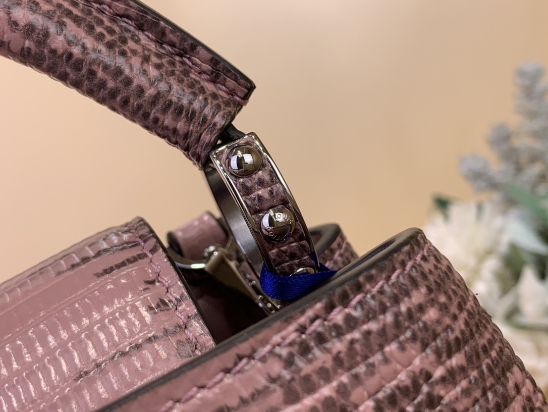 LV - Capucines Mini Handbag – N48865 Pink / Gradient