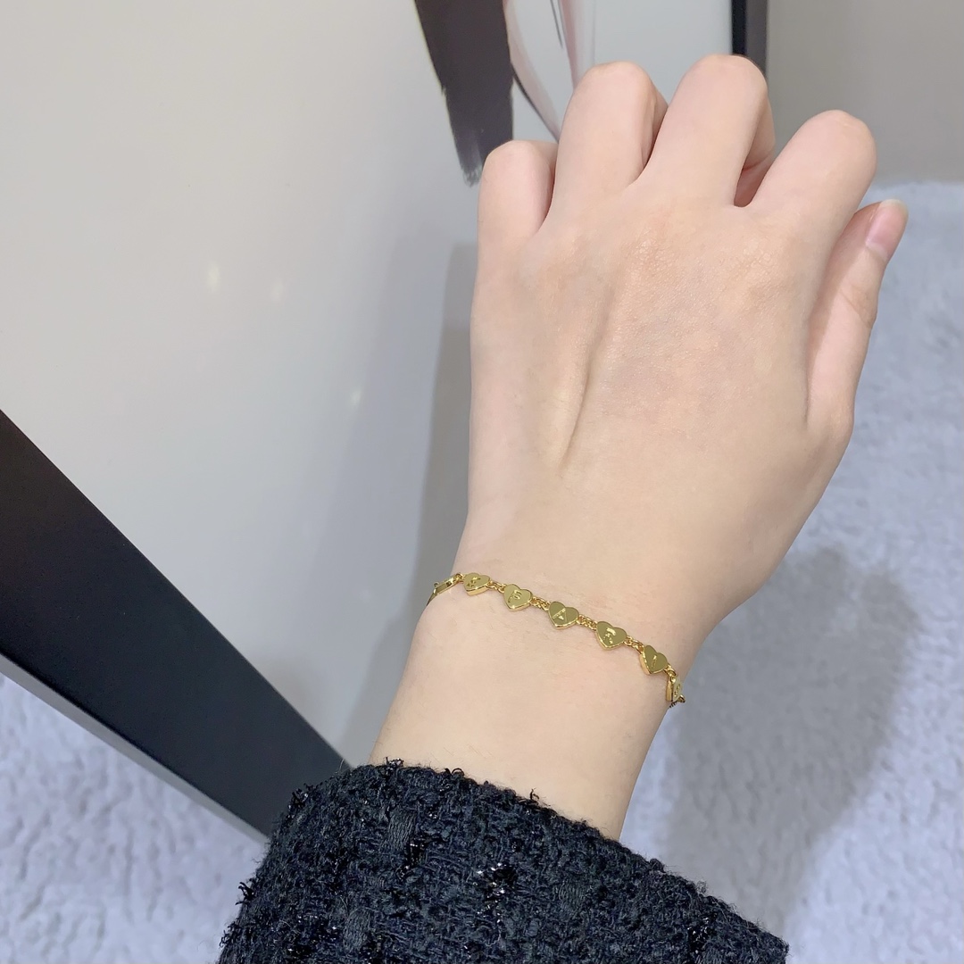 C*eline Love letter bracelet