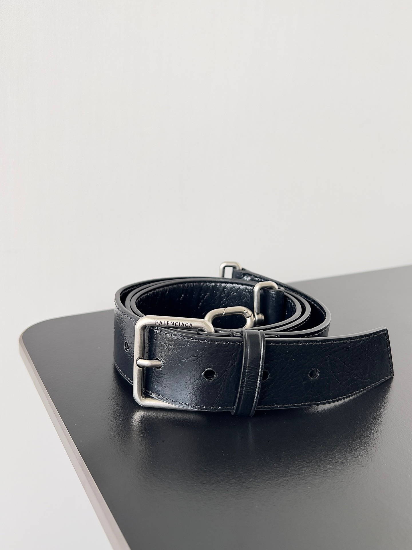 𝐁𝐚𝐥𝐞𝐧𝐜𝐢𝐚𝐠𝐚 bb soft shoulder bag-Sliver