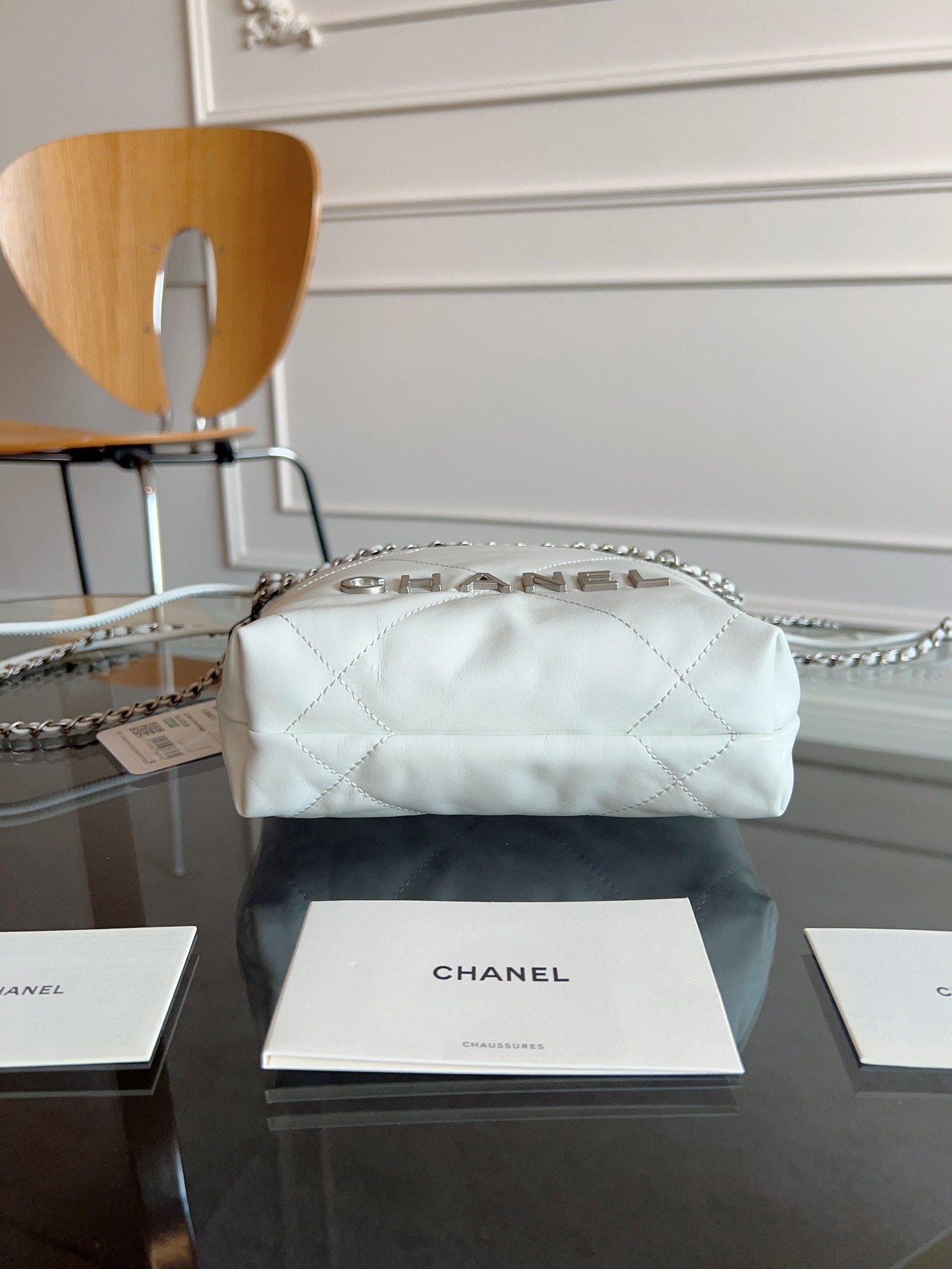 Chanel 22 Bag -White