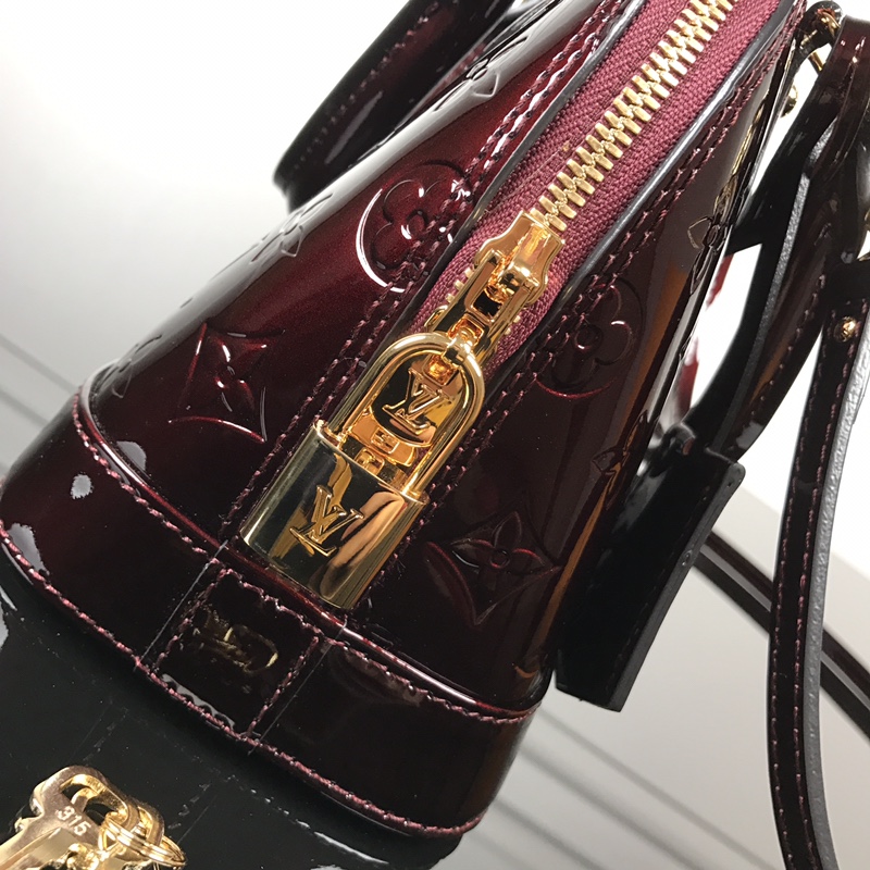 Louis Vuitton Alma BB Burgundy M91678